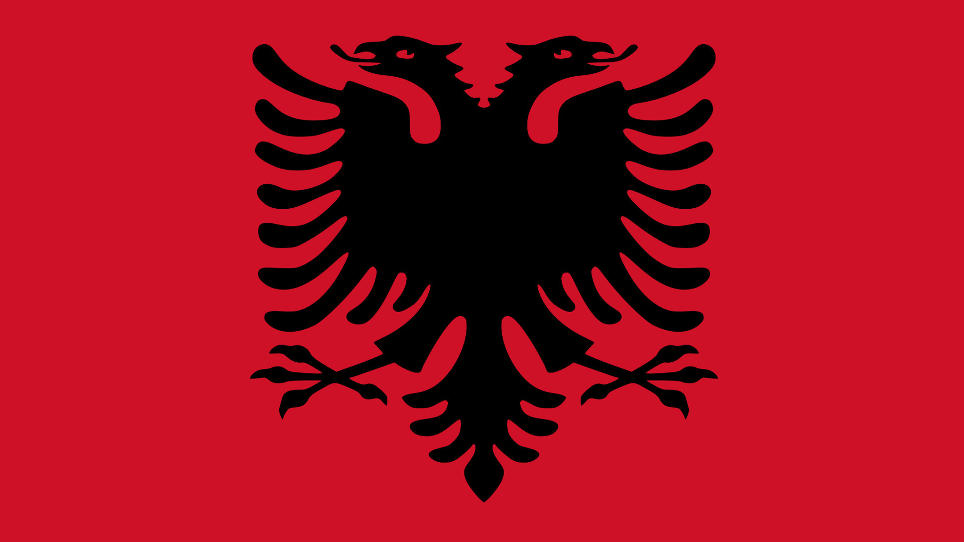 Популярные заставки и фоны Флаг Албании на компьютер