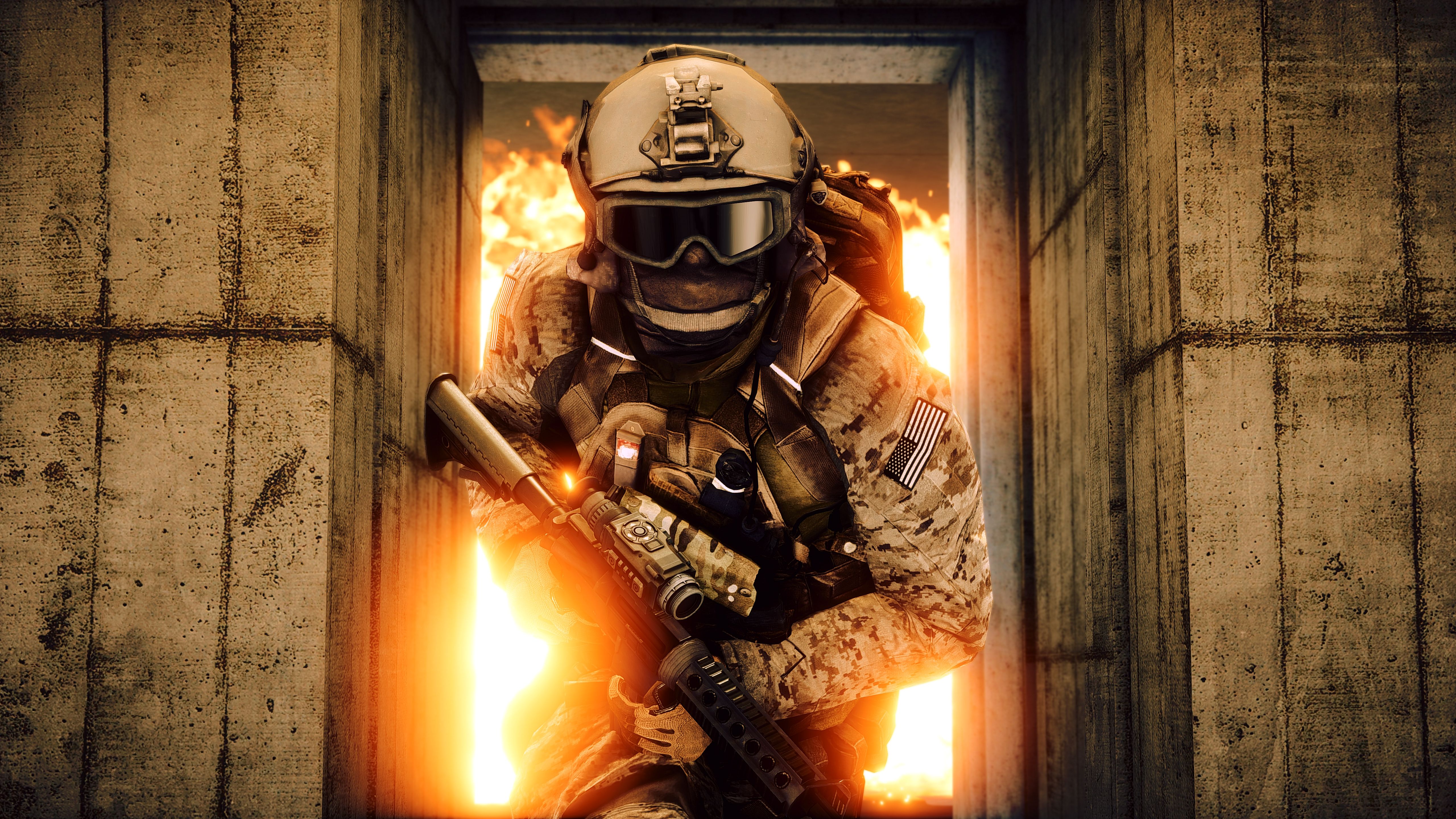 Laden Sie das Waffe, Schlachtfeld, Soldat, Computerspiele, Battlefield 4-Bild kostenlos auf Ihren PC-Desktop herunter