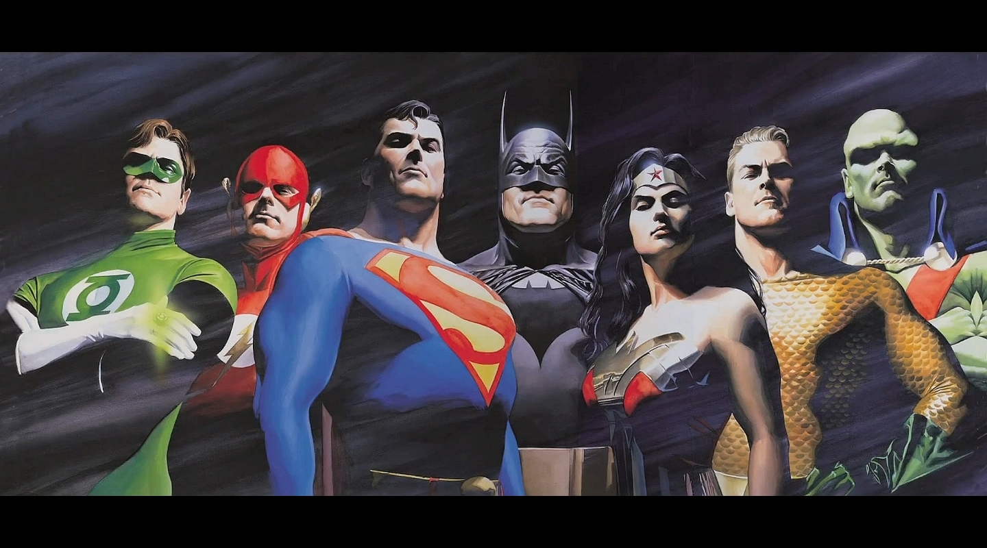 Handy-Wallpaper Batman, Blinken, Comics, Diana Prinz, Übermensch, Grüne Laterne, Hal Jordan, Aquaman, Wonderwoman, Gerechtigkeitsliga kostenlos herunterladen.