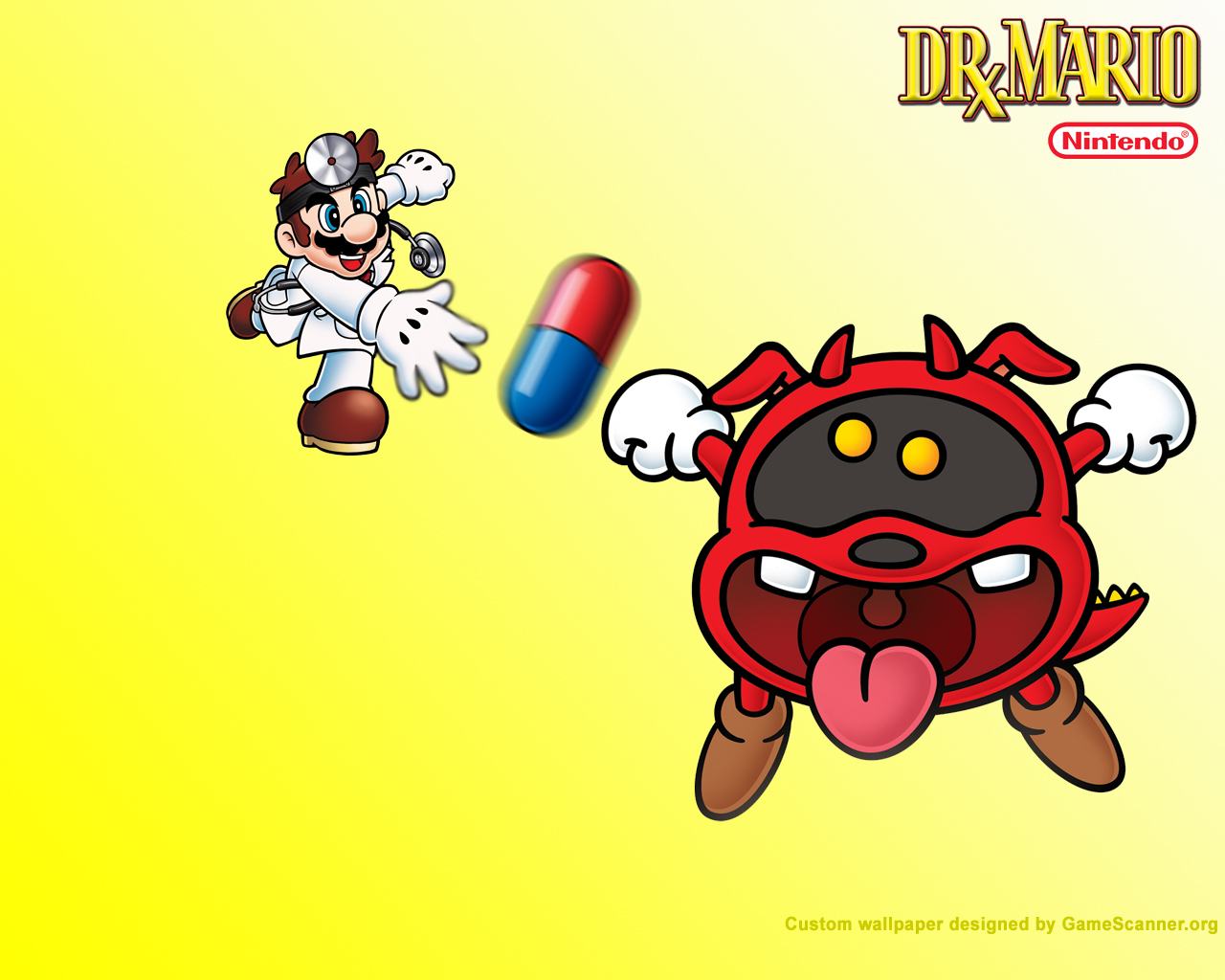 Handy-Wallpaper Computerspiele, Dr Mario kostenlos herunterladen.