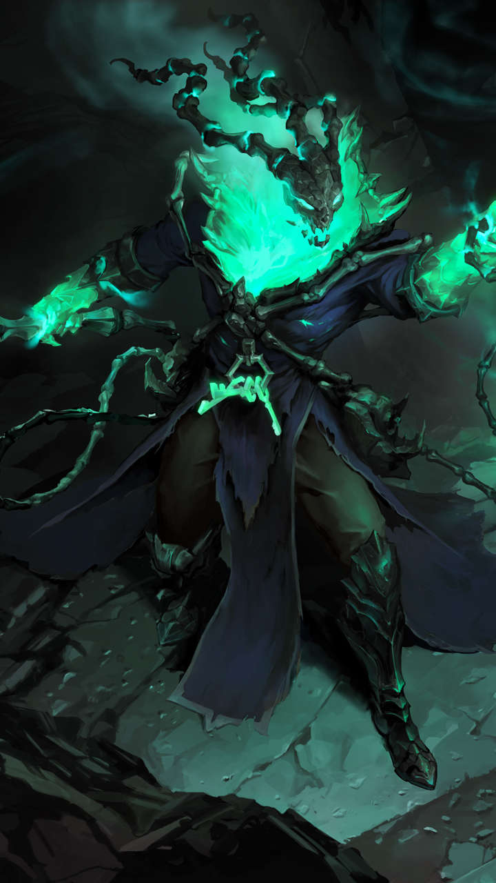 Download mobile wallpaper Video Game, Thresh (League Of Legends), Legends Of Runeterra for free.