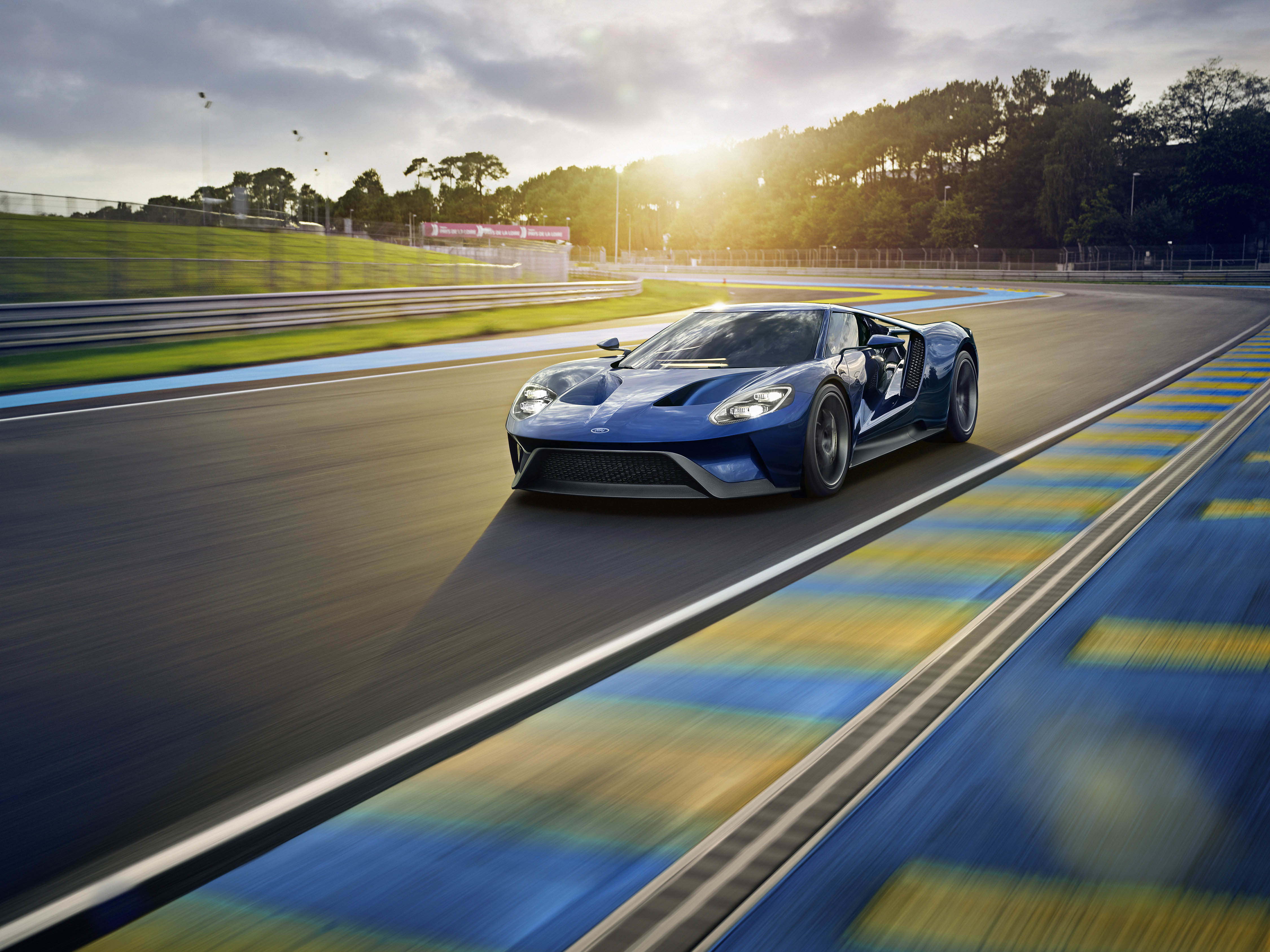 Horizontal Wallpaper sports, ford, cars, sports car, gt, track, route