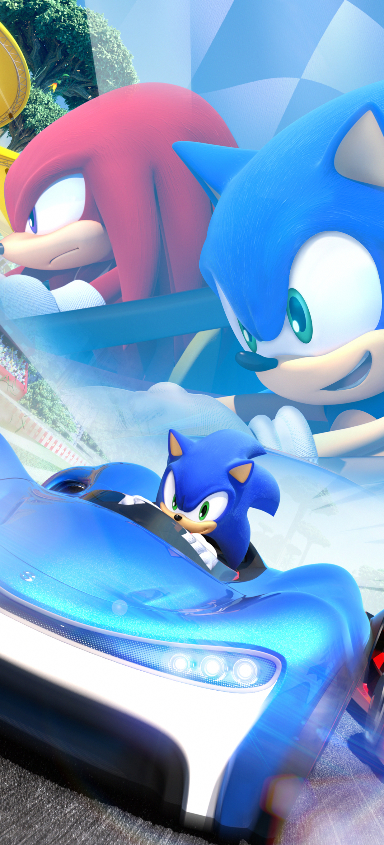 Handy-Wallpaper Computerspiele, Sonic, Sonic The Hedgehog, Team Sonic Racing kostenlos herunterladen.