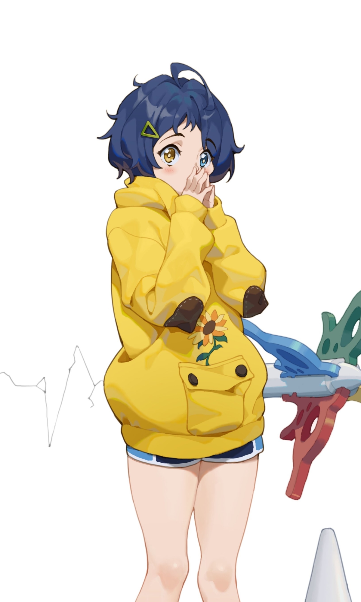 Download mobile wallpaper Anime, Heterochromia, Ai Ohto, Wonder Egg Priority for free.