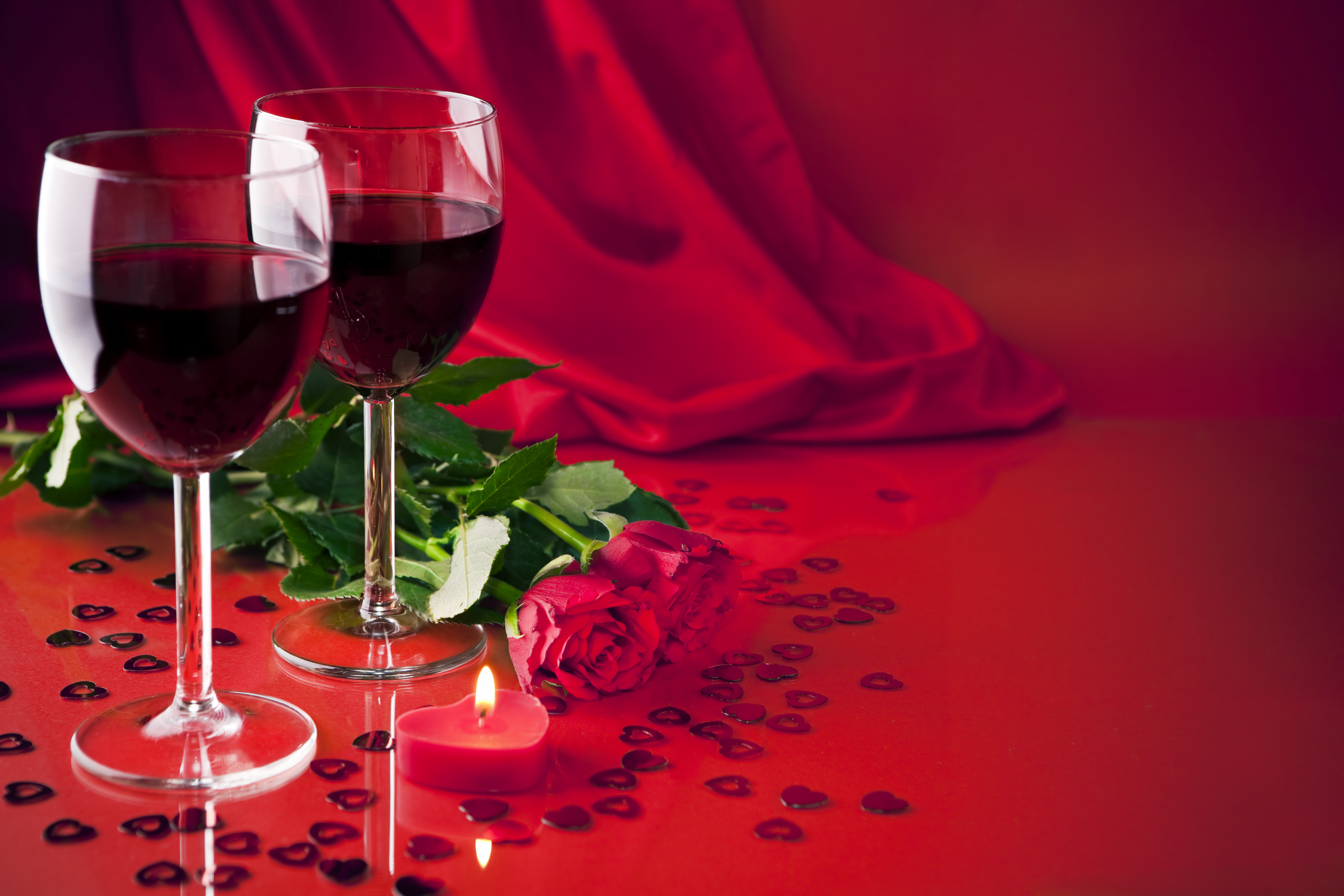 Download mobile wallpaper Food, Rose, Wine for free.