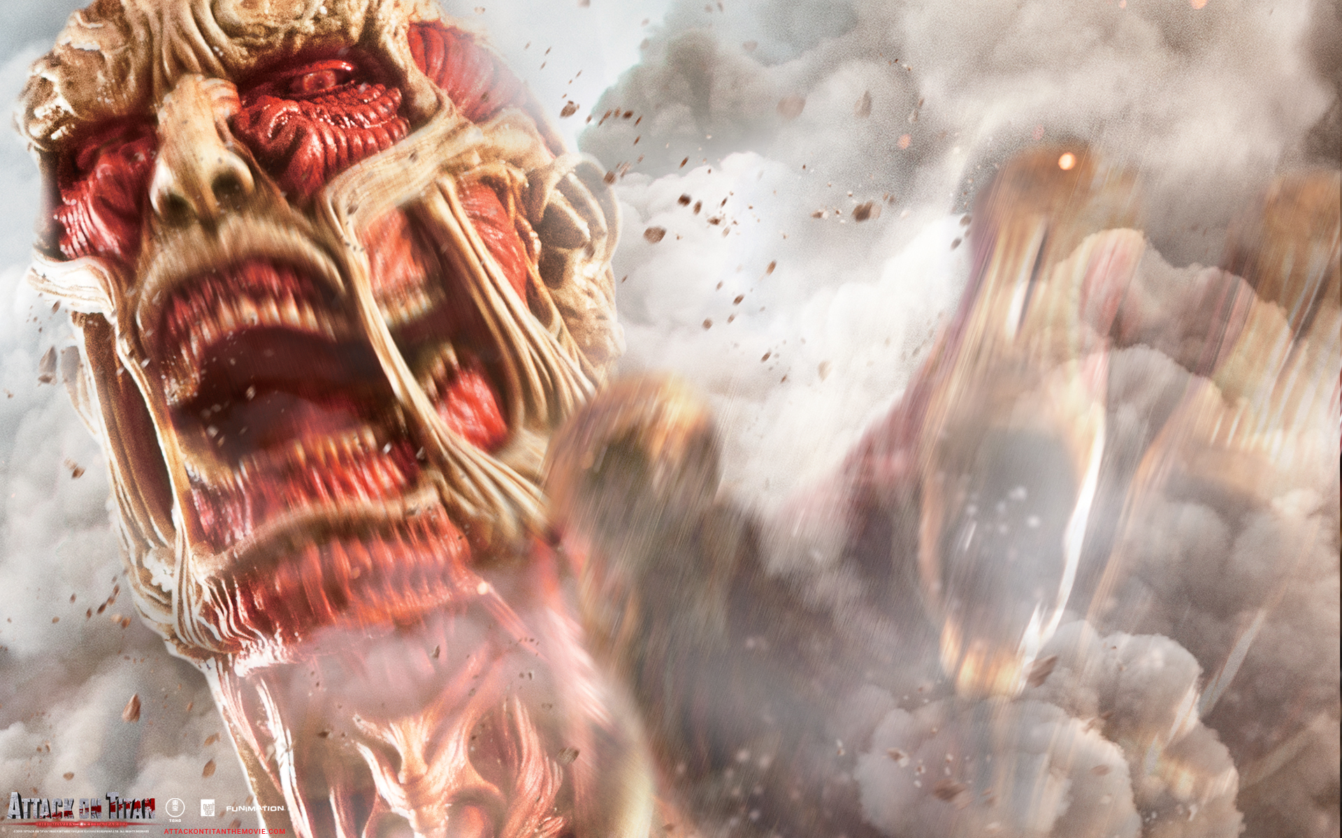 Free download wallpaper Movie, Attack On Titan, Colossal Titan on your PC desktop