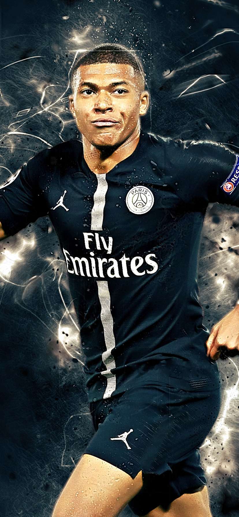 Download mobile wallpaper Sports, Soccer, French, Paris Saint Germain F C, Kylian Mbappé for free.