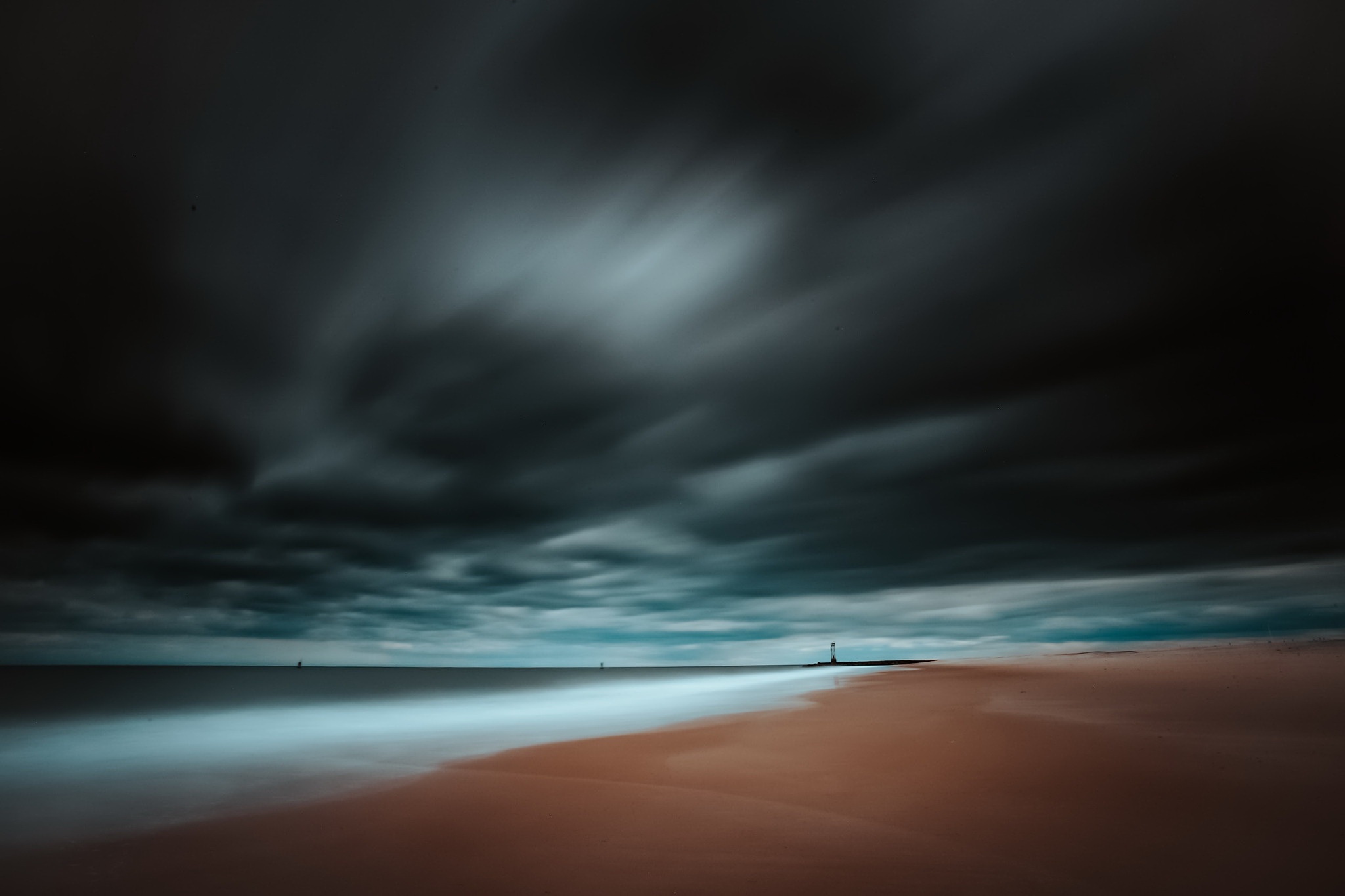 Free download wallpaper Nature, Beach, Horizon, Ocean, Earth, Cloud on your PC desktop