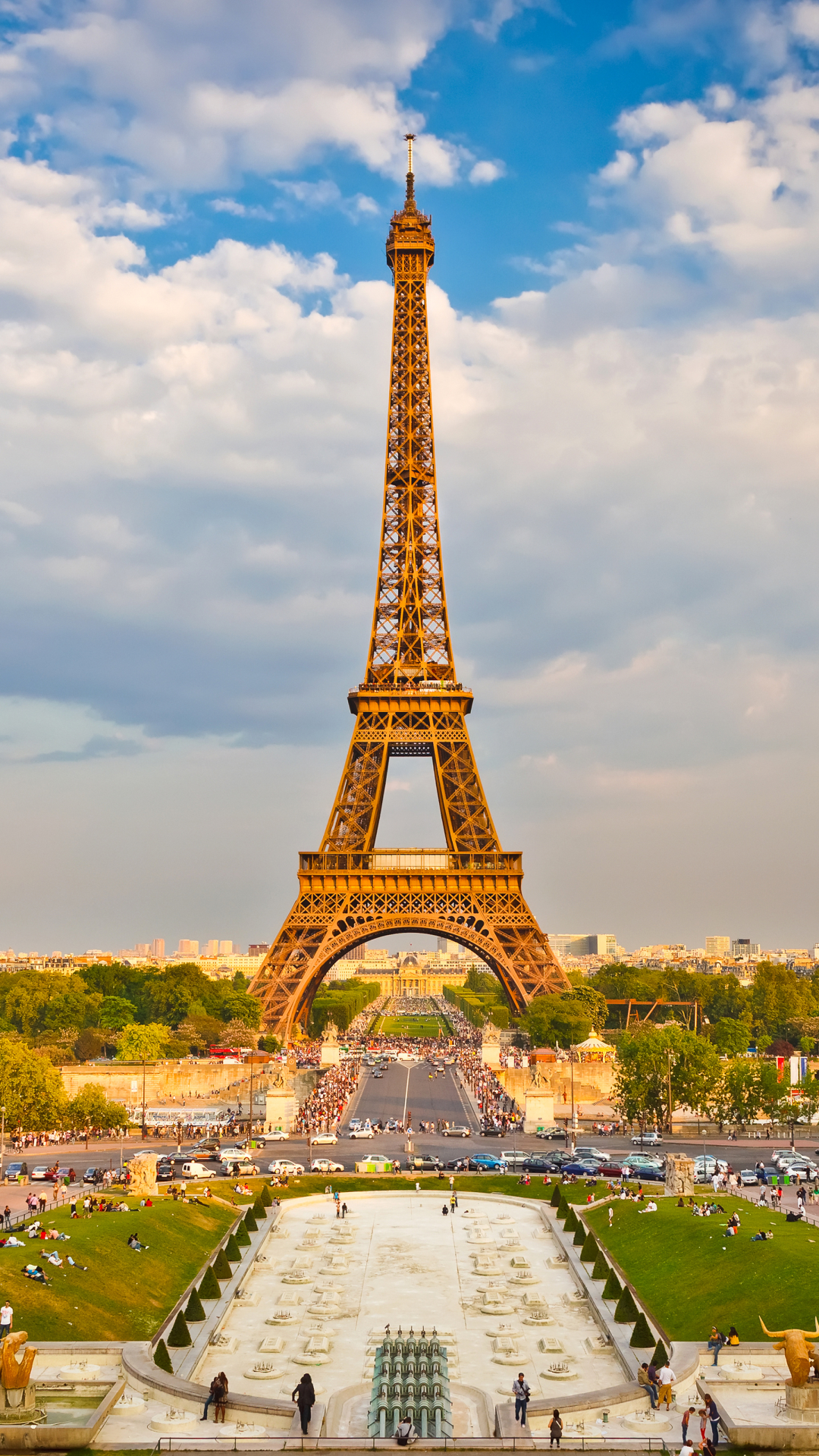 Скачати мобільні шпалери Париж, Ейфелева Вежа, Пам'ятники, Франція, Пам'ятник, Місце, Створено Людиною безкоштовно.