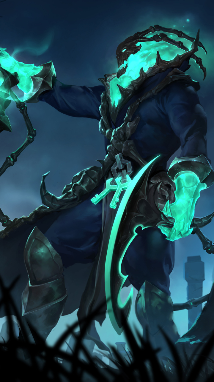 Handy-Wallpaper Computerspiele, Thresh (League Of Legends), Legends Of Runeterra kostenlos herunterladen.