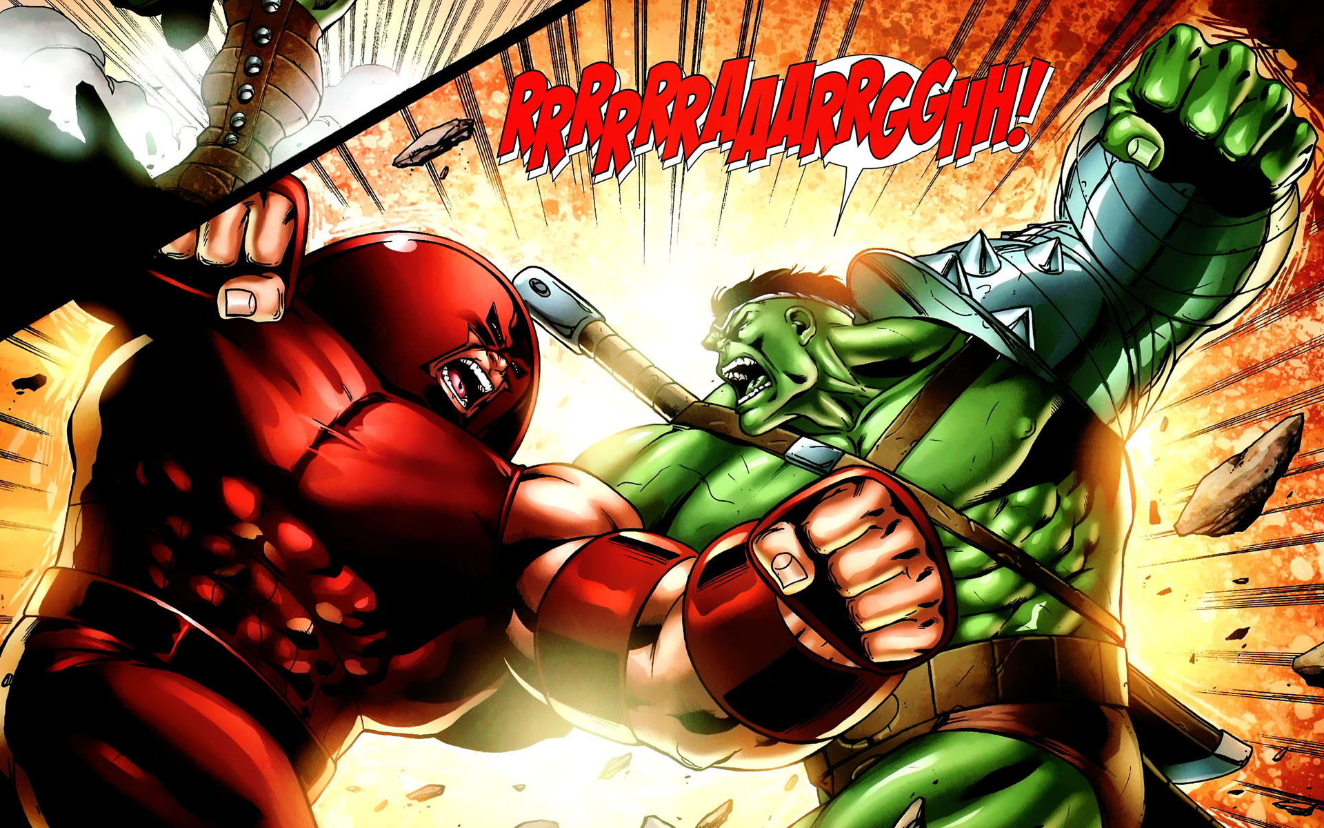 727716 Bild herunterladen comics, weltkrieg hulk, hulk, juggernaut (marvel comics) - Hintergrundbilder und Bildschirmschoner kostenlos