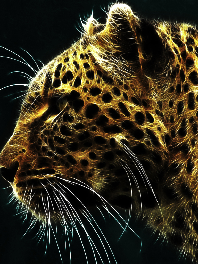 Handy-Wallpaper Tiere, Katzen, Leopard kostenlos herunterladen.