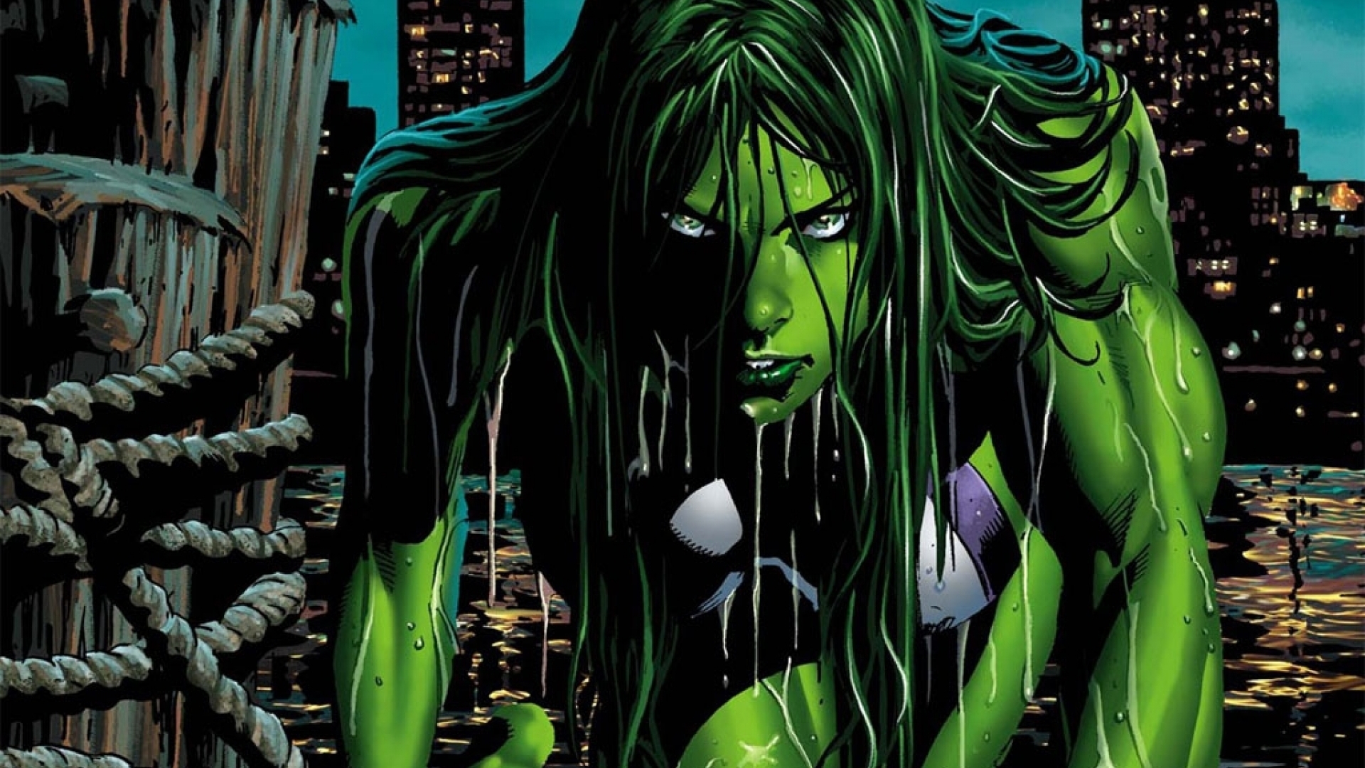 Descarga gratuita de fondo de pantalla para móvil de Historietas, Ella Hulk.