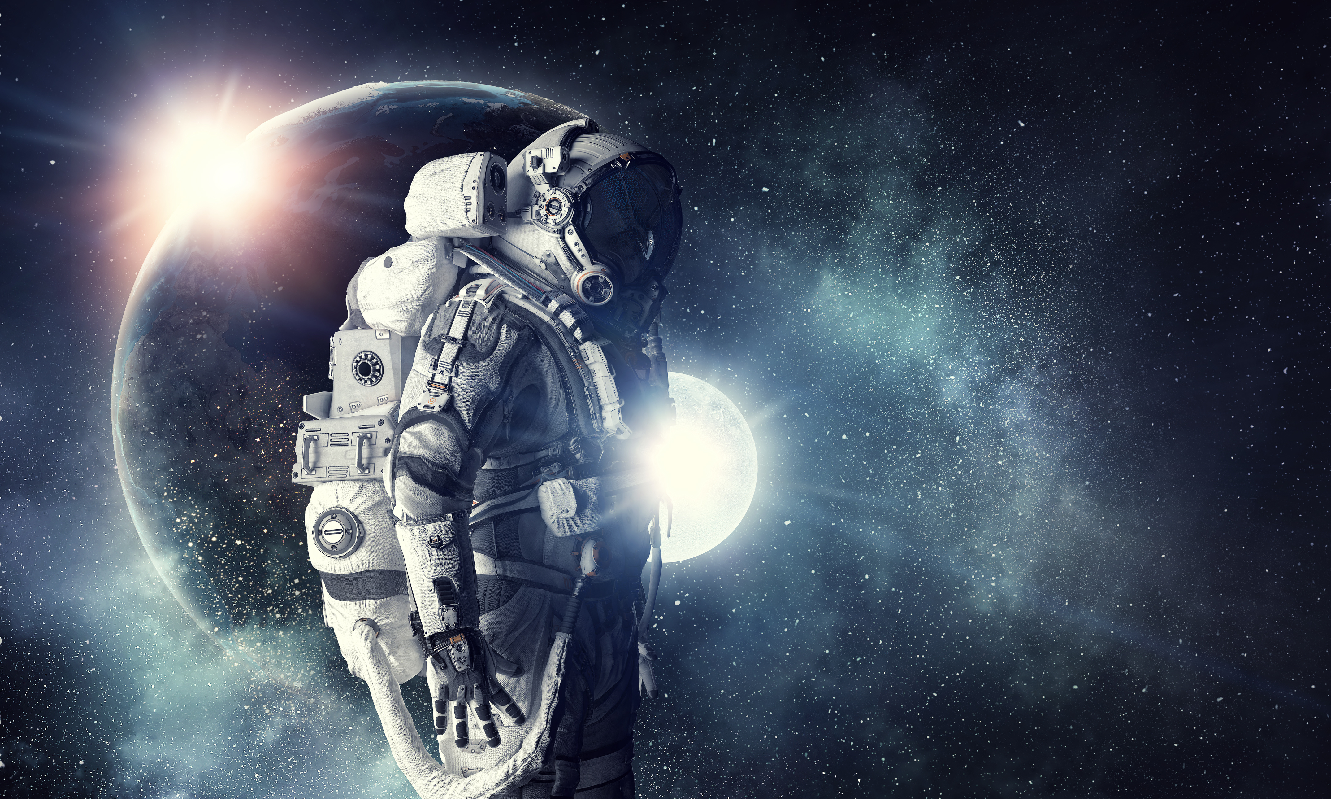 Download mobile wallpaper Sci Fi, Astronaut for free.