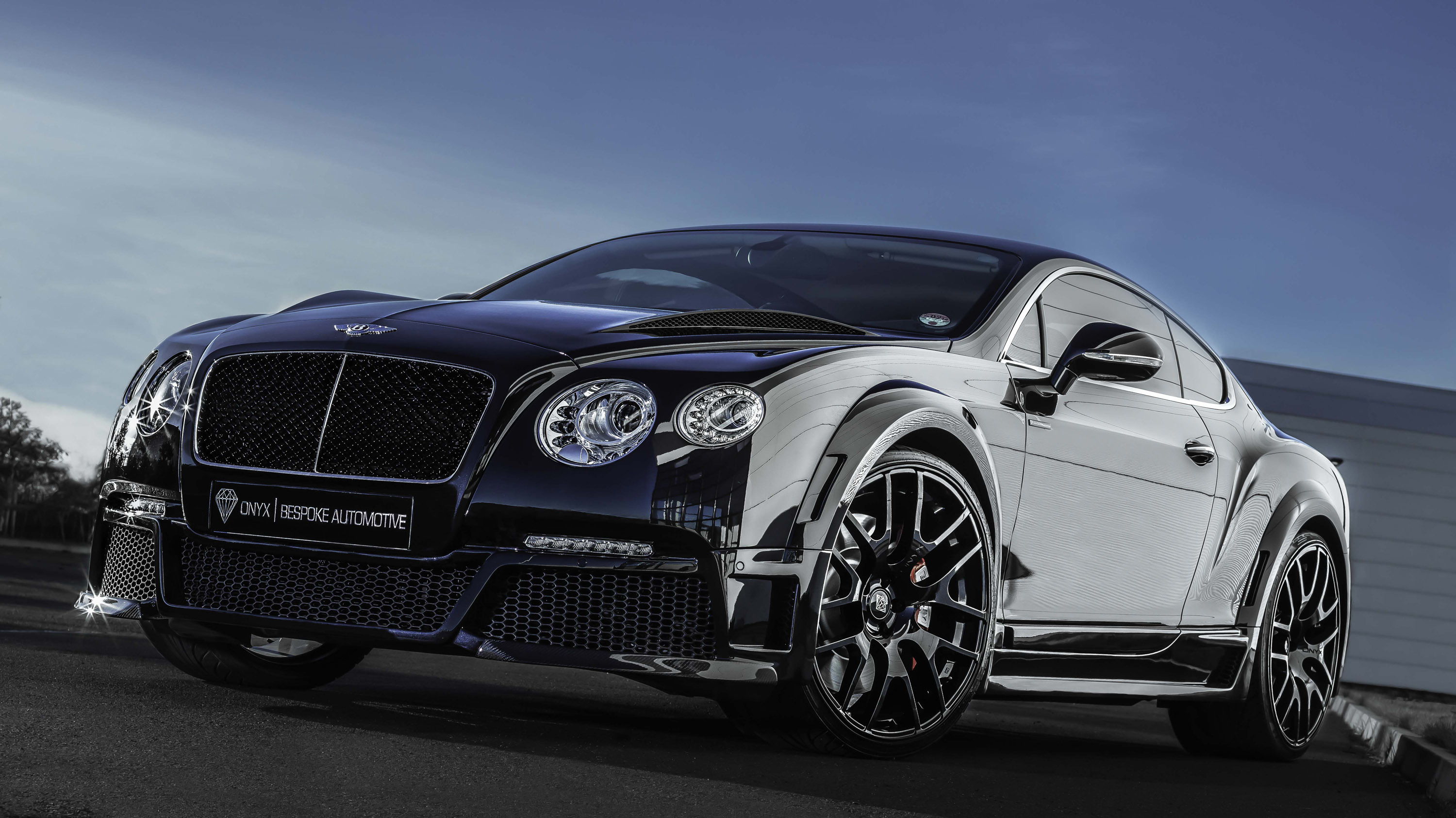 bentley, black, cars, tuning, gt, continental, front, onyx HD wallpaper