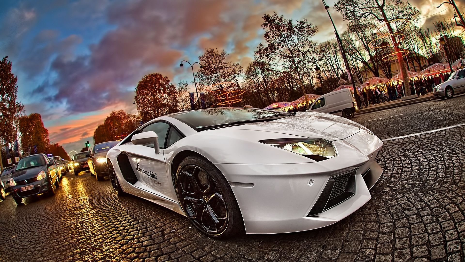 Free download wallpaper Lamborghini Aventador, Vehicles on your PC desktop