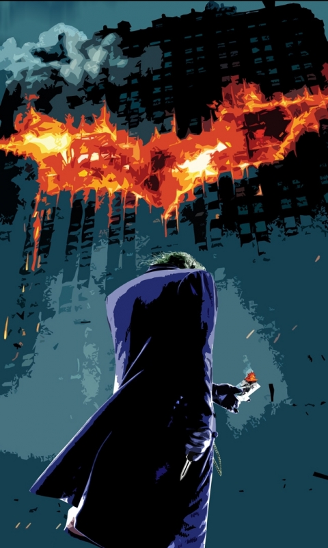 Baixar papel de parede para celular de Coringa, Palhaço, História Em Quadrinhos, Batman: O Cavaleiro Das Trevas, Homem Morcego gratuito.