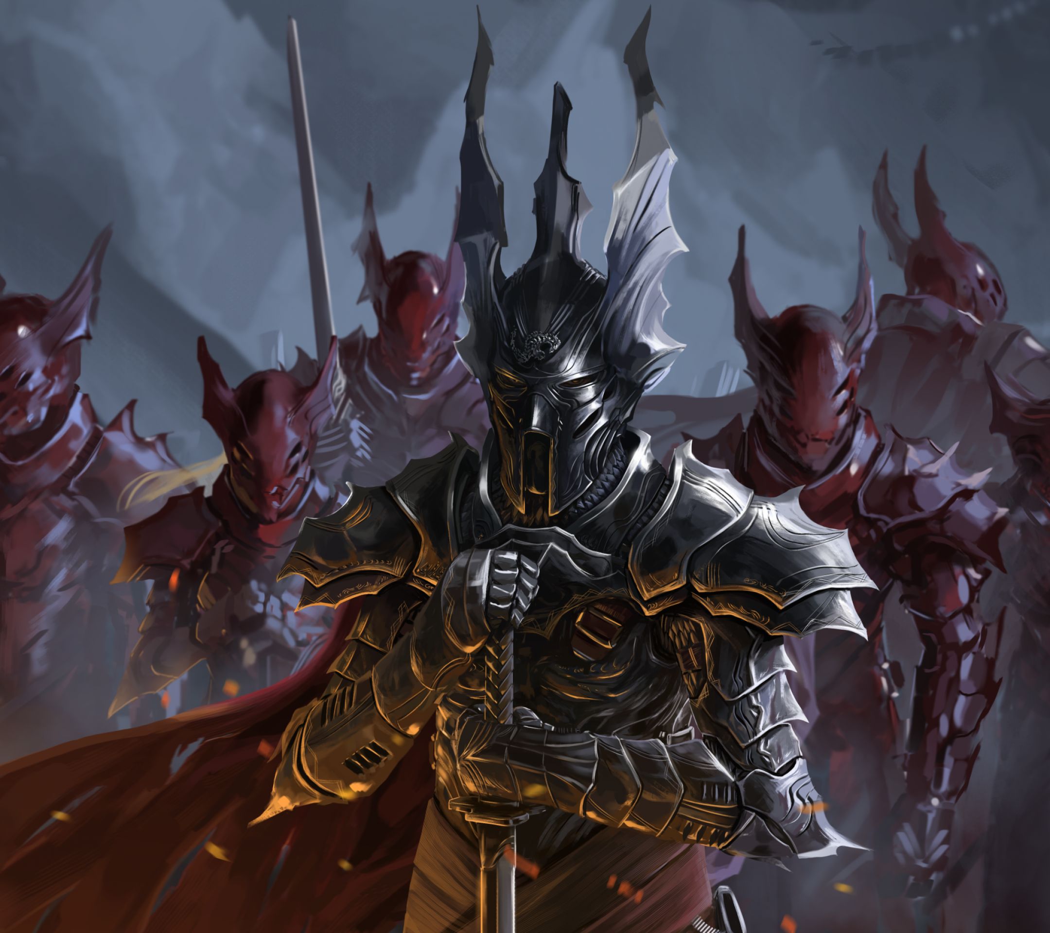 Download mobile wallpaper Fantasy, Knight for free.