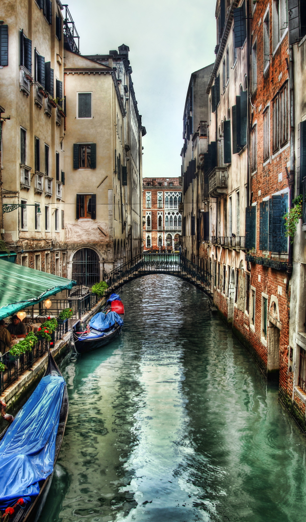無料モバイル壁紙都市, 家, イタリア, ヴェネツィア, 建物, Hdr, マンメイド, 運河をダウンロードします。