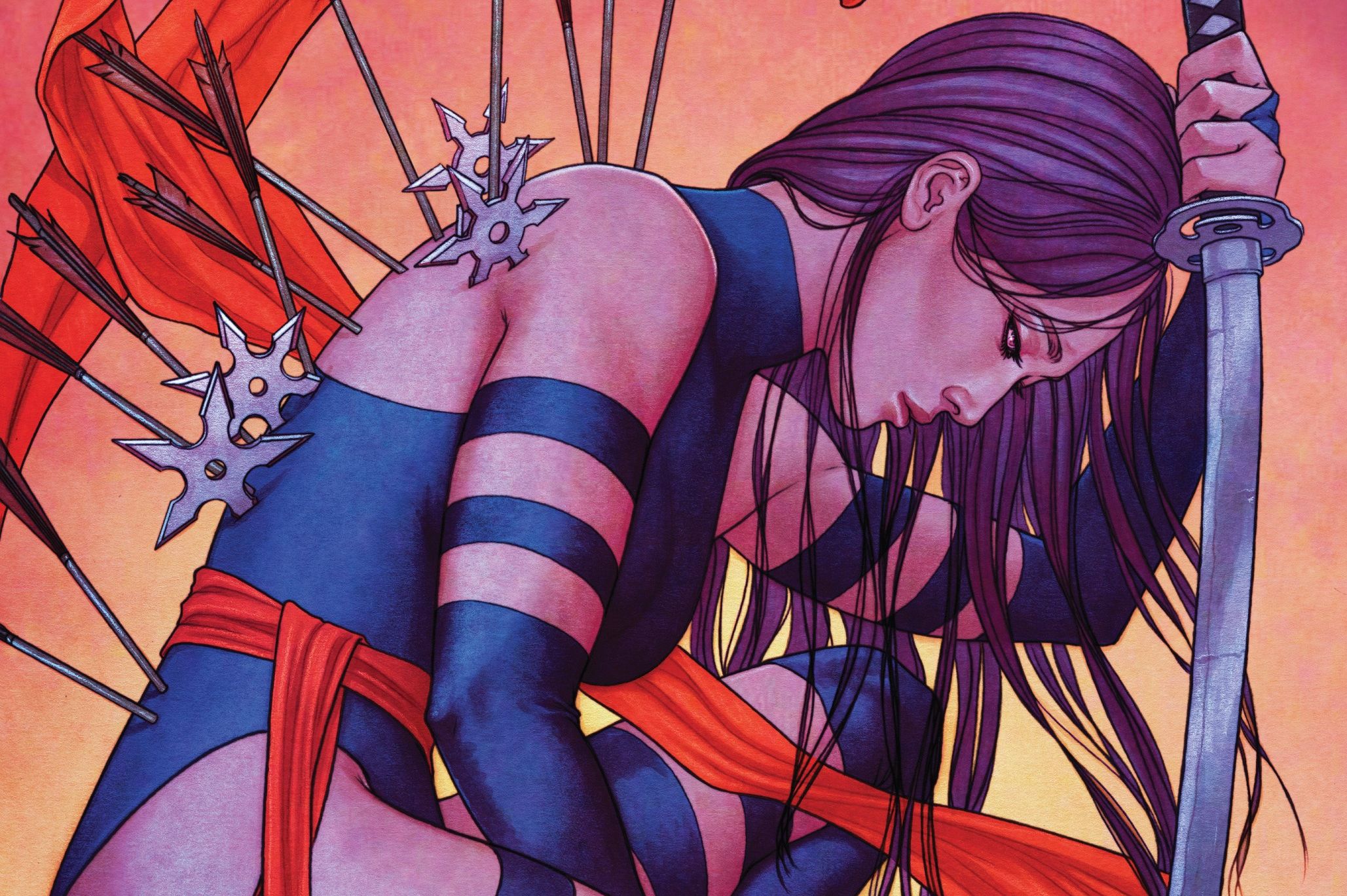 Baixar papel de parede para celular de X Men, História Em Quadrinhos, Psylocke, Psylocke (Marvel Comics) gratuito.