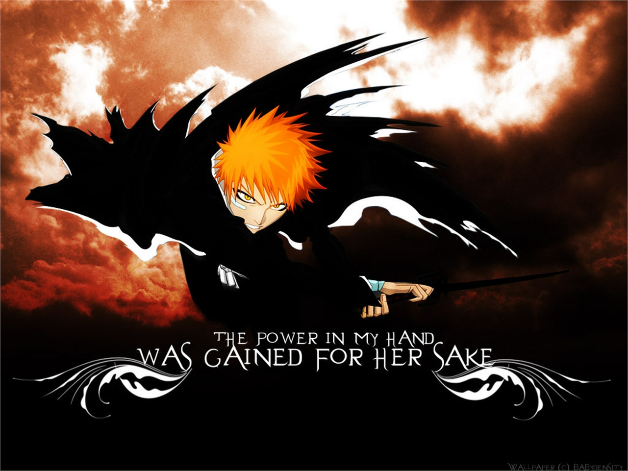 Handy-Wallpaper Bleach, Animes, Ichigo Kurosaki kostenlos herunterladen.