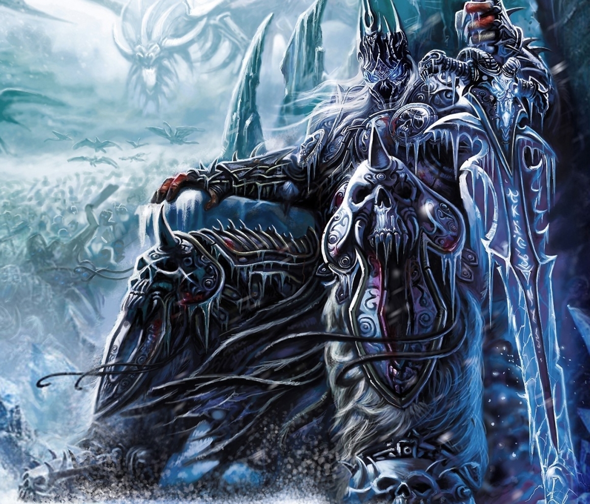 Download mobile wallpaper Warcraft, Creature, Video Game, World Of Warcraft, Lich King for free.