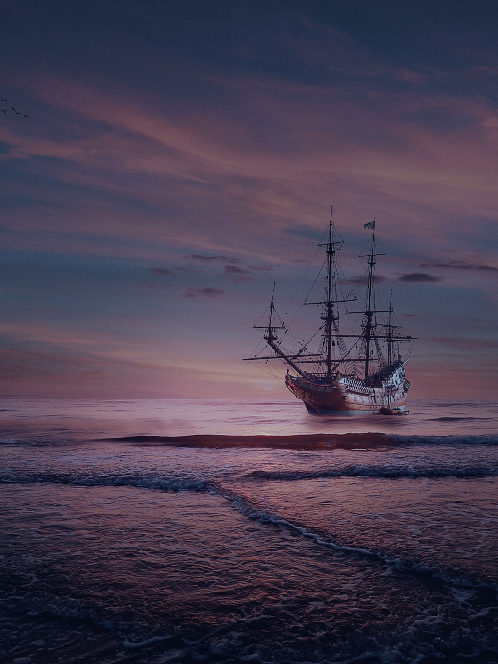 Download mobile wallpaper Vehicles, Sailing Ship for free.