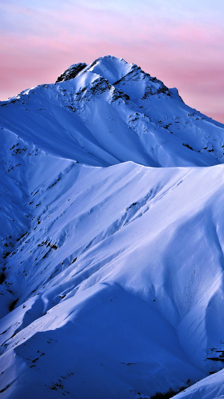 Download mobile wallpaper Mountains, Snow, Mountain, Earth for free.