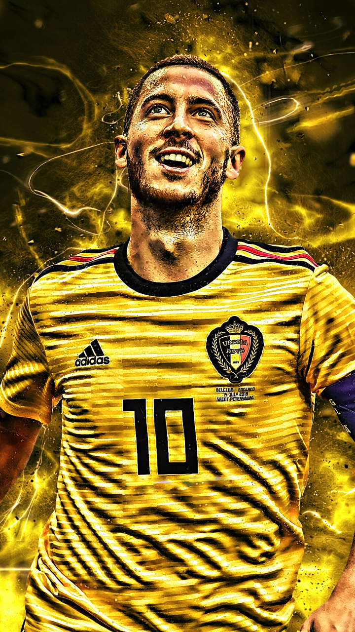 Download mobile wallpaper Sports, Soccer, Eden Hazard, Belgium National Football Team for free.