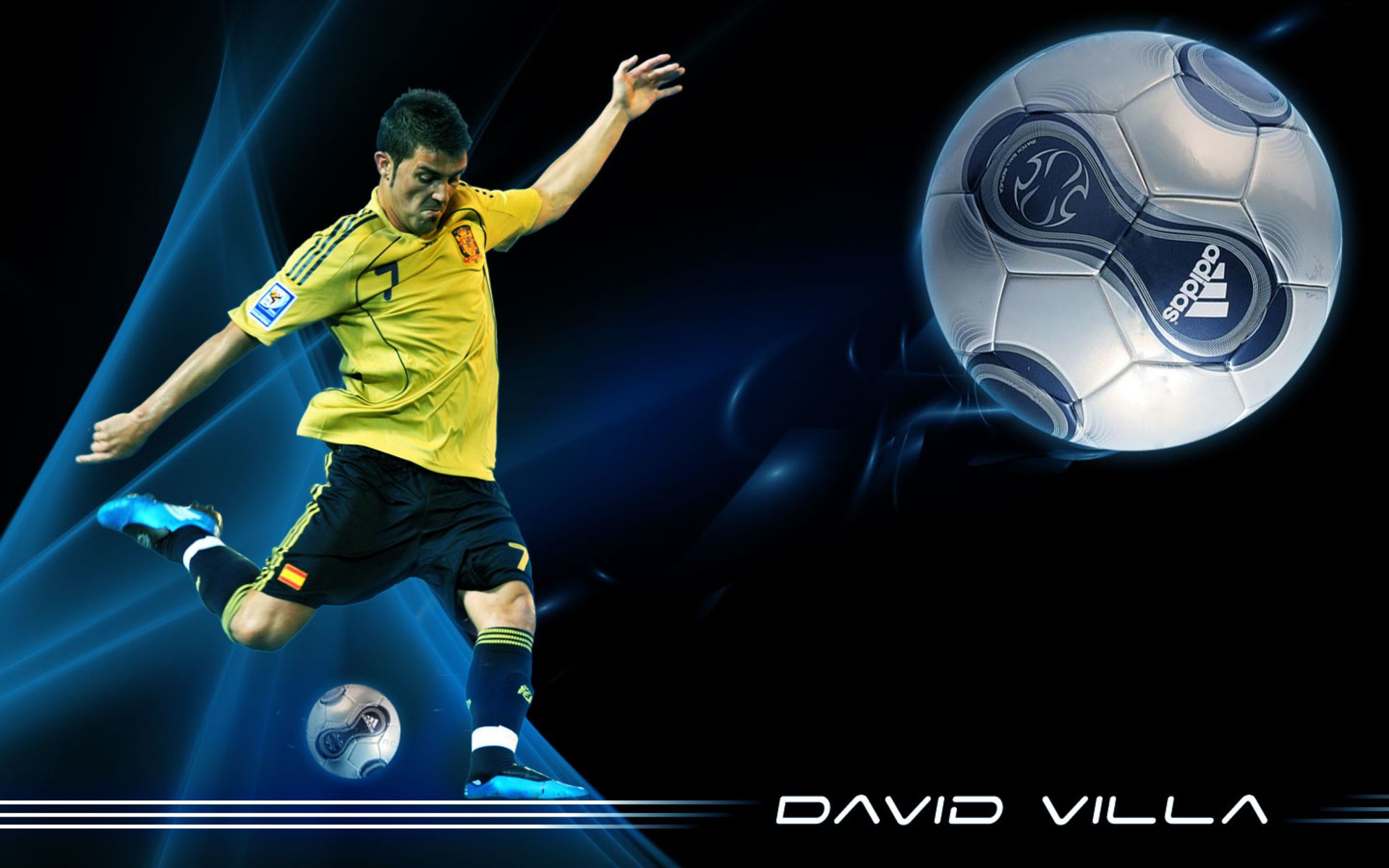Téléchargez gratuitement l'image Des Sports, Football, Équipe D'espagne De Football, Villa David sur le bureau de votre PC