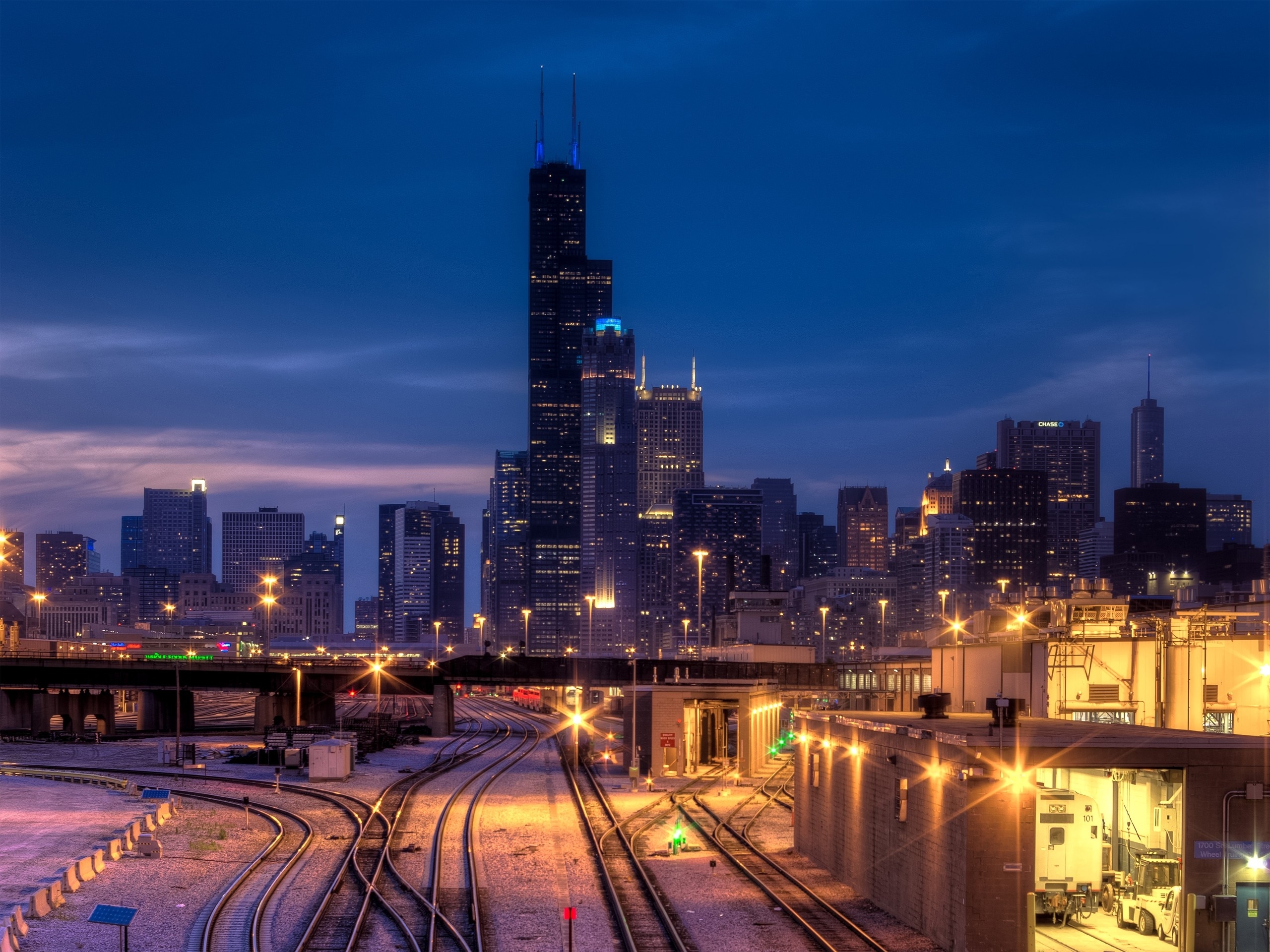 Téléchargez des papiers peints mobile Villes, Chicago, Construction Humaine gratuitement.