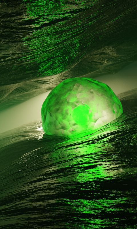 Download mobile wallpaper Abstract, Water, 3D, Sphere for free.