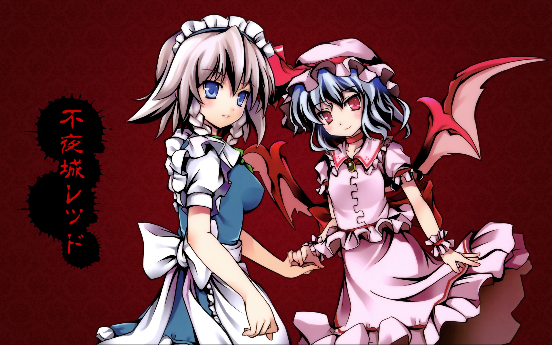 Téléchargez des papiers peints mobile Rémilia Scarlet, Sakuya Izayoi, Touhou, Animé gratuitement.