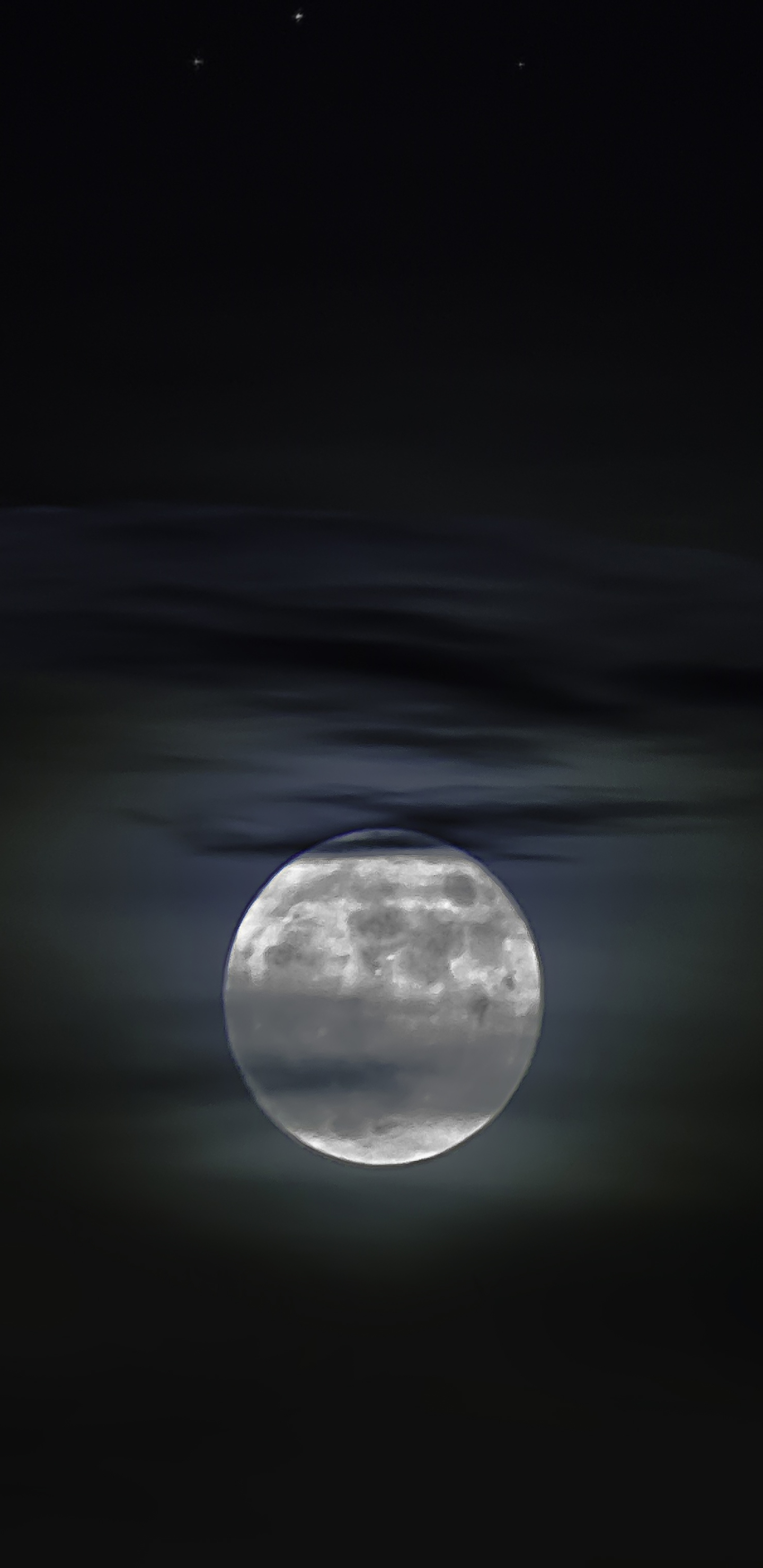 Download mobile wallpaper Night, Moon, Earth, Moonlight for free.