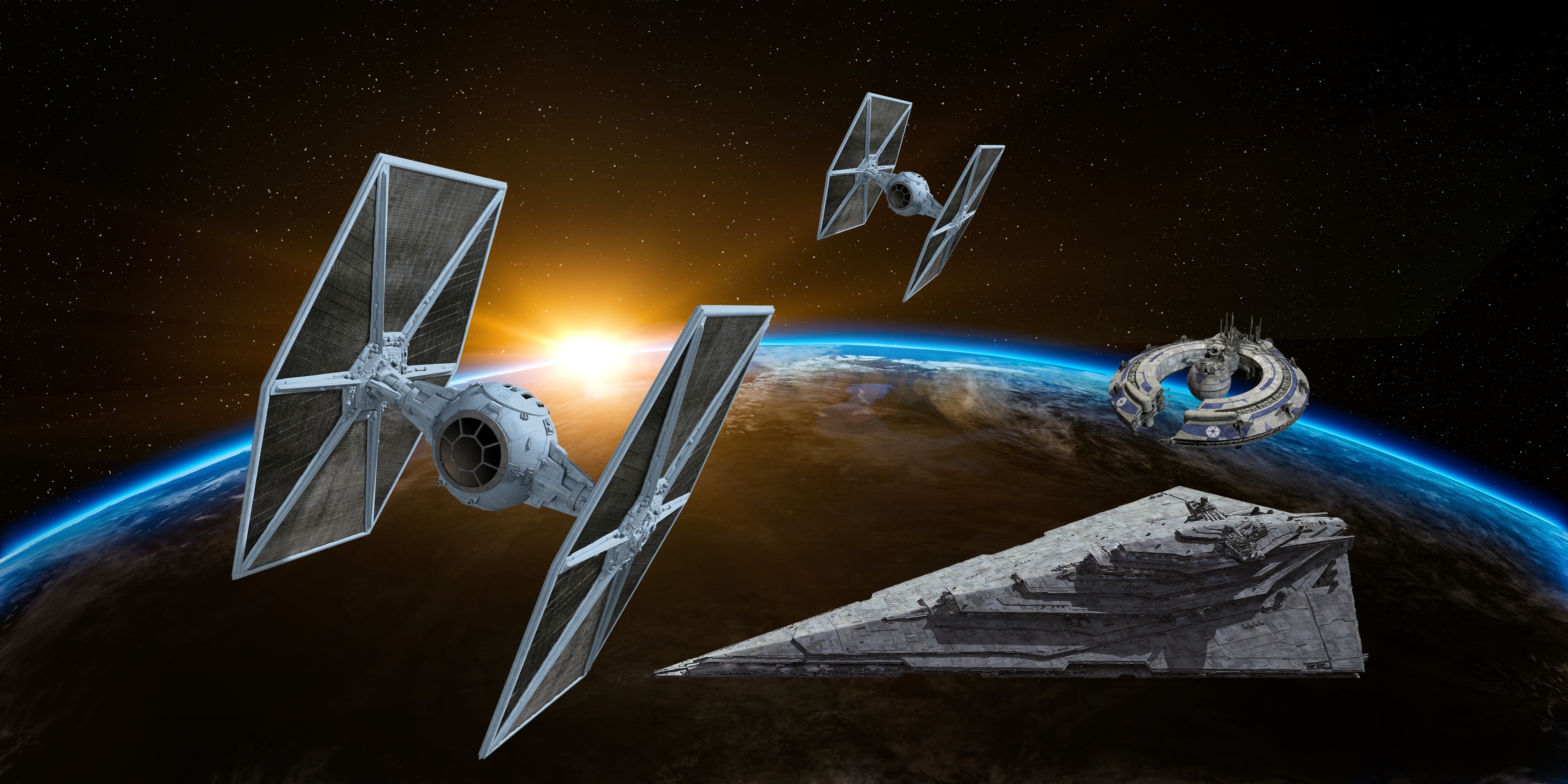 Download mobile wallpaper Star Wars, Sci Fi, Tie Fighter for free.