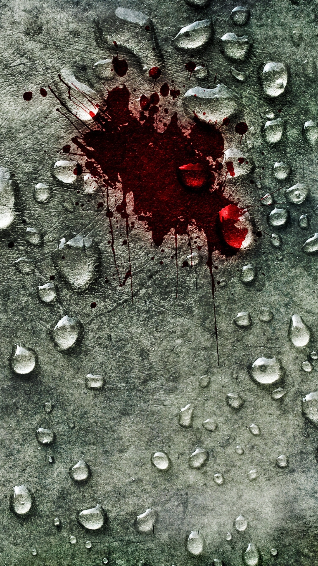 Download mobile wallpaper Water, Gothic, Blood, Dark, Grey, Water Drop for free.