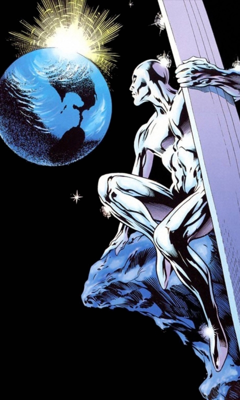 Handy-Wallpaper Comics, Silver Surfer kostenlos herunterladen.