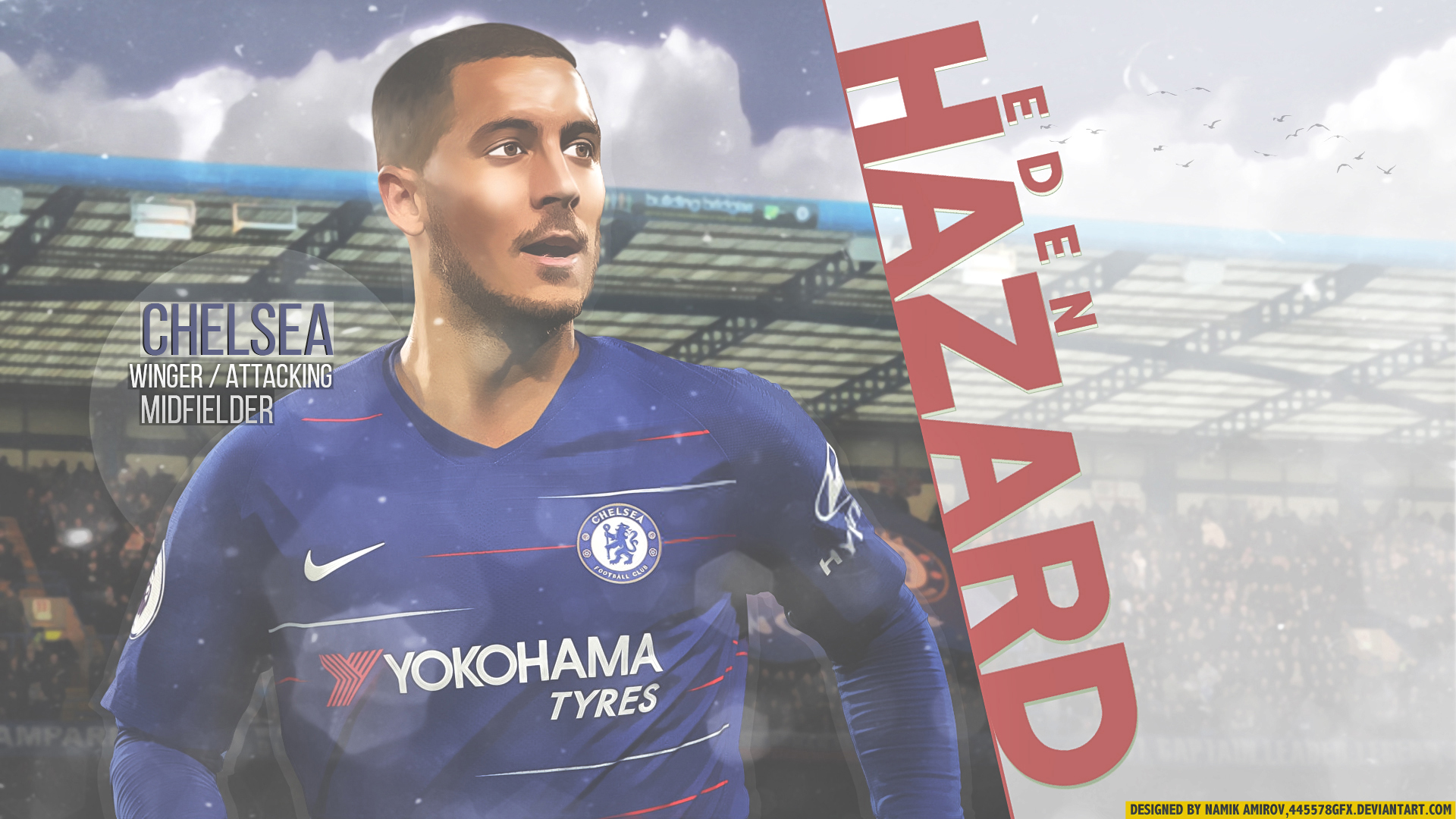 Download mobile wallpaper Sports, Soccer, Belgian, Chelsea F C, Eden Hazard for free.