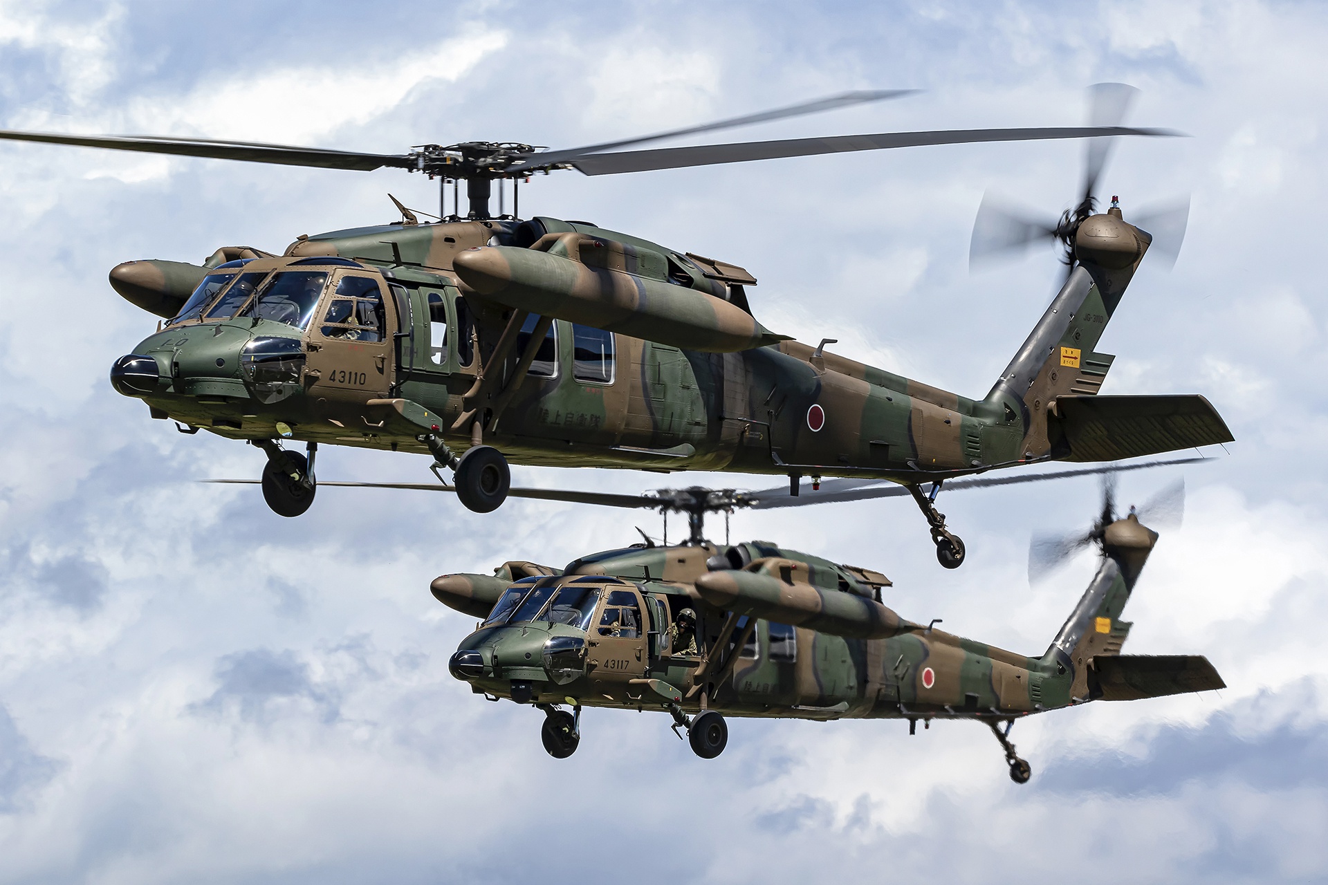 PCデスクトップにヘリコプター, 航空機, 軍隊, シコルスキー Uh 60 ブラックホーク, 三菱 H 60, 軍用ヘリコプター画像を無料でダウンロード