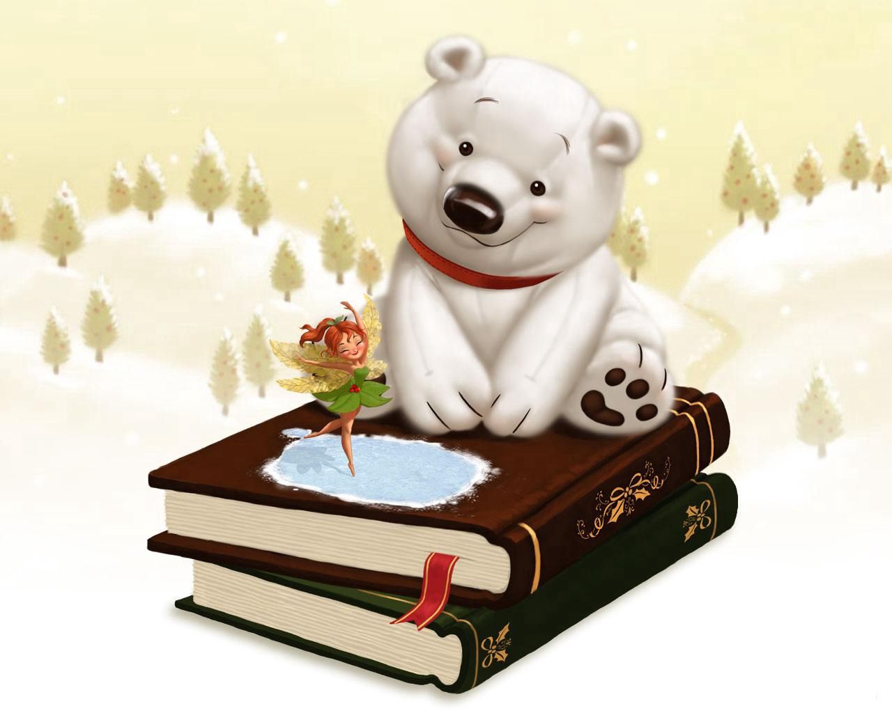 books, art, fairy tale, bear, childhood, story UHD