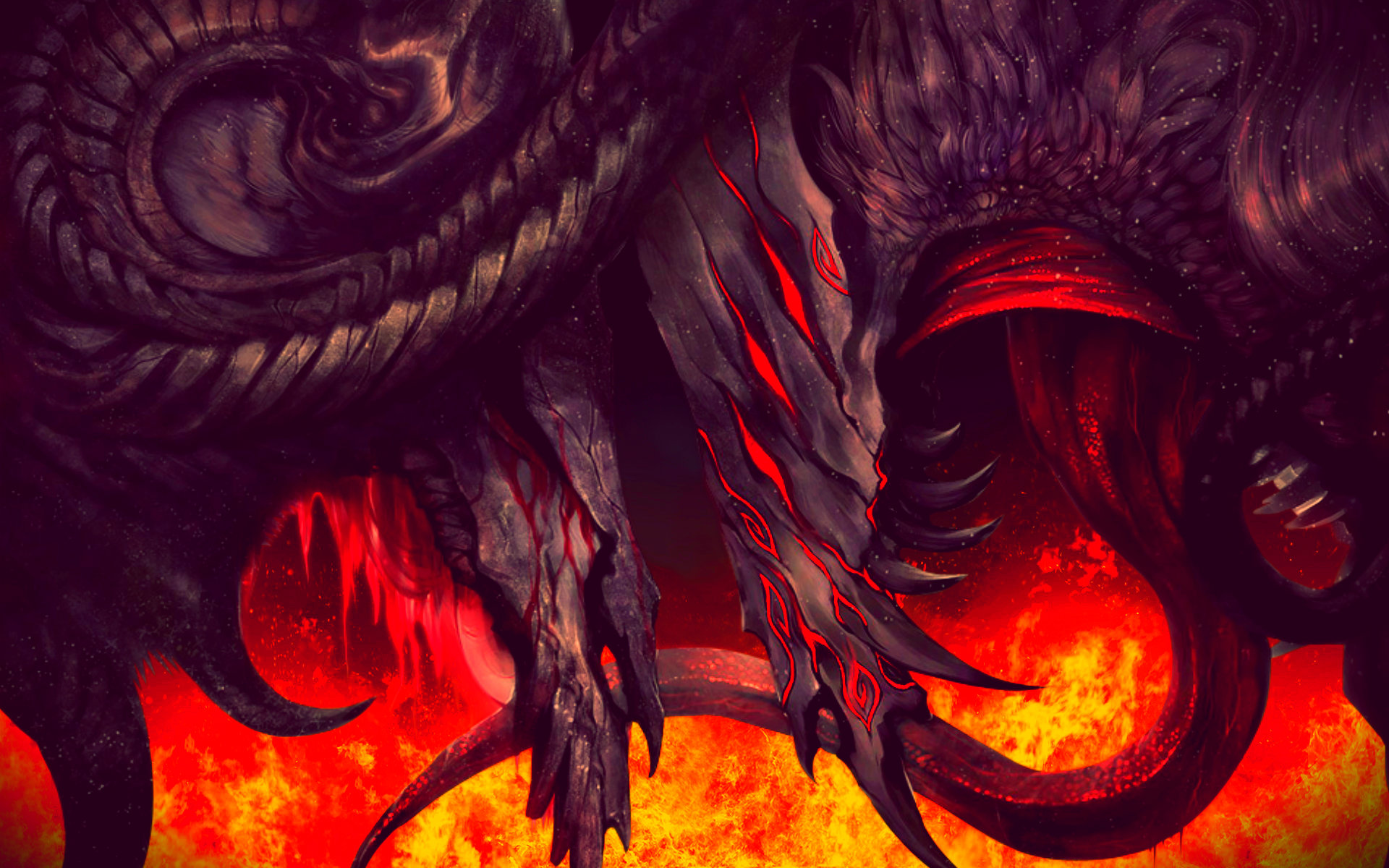 Download mobile wallpaper Dark, Monster, Demon, Scary for free.