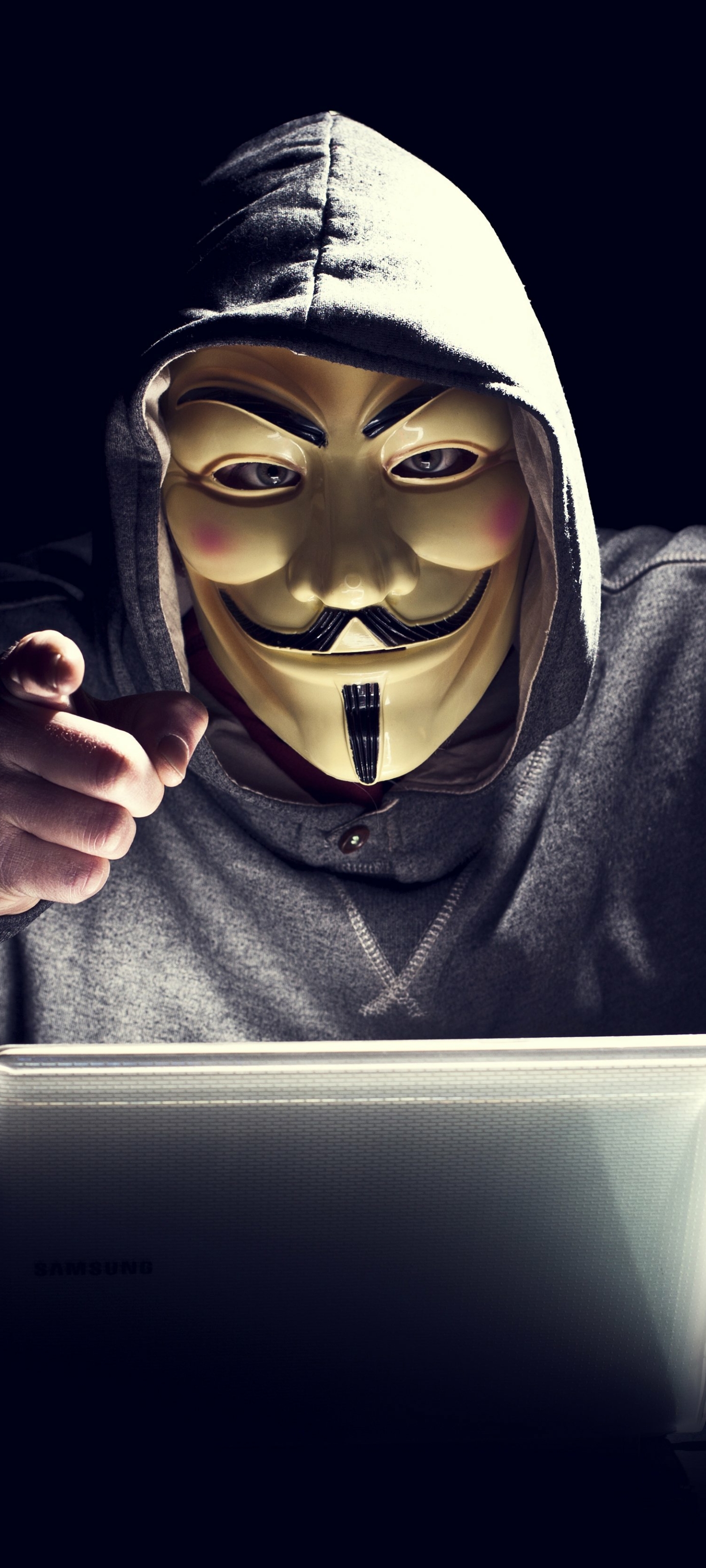 Download mobile wallpaper Technology, Anonymous for free.