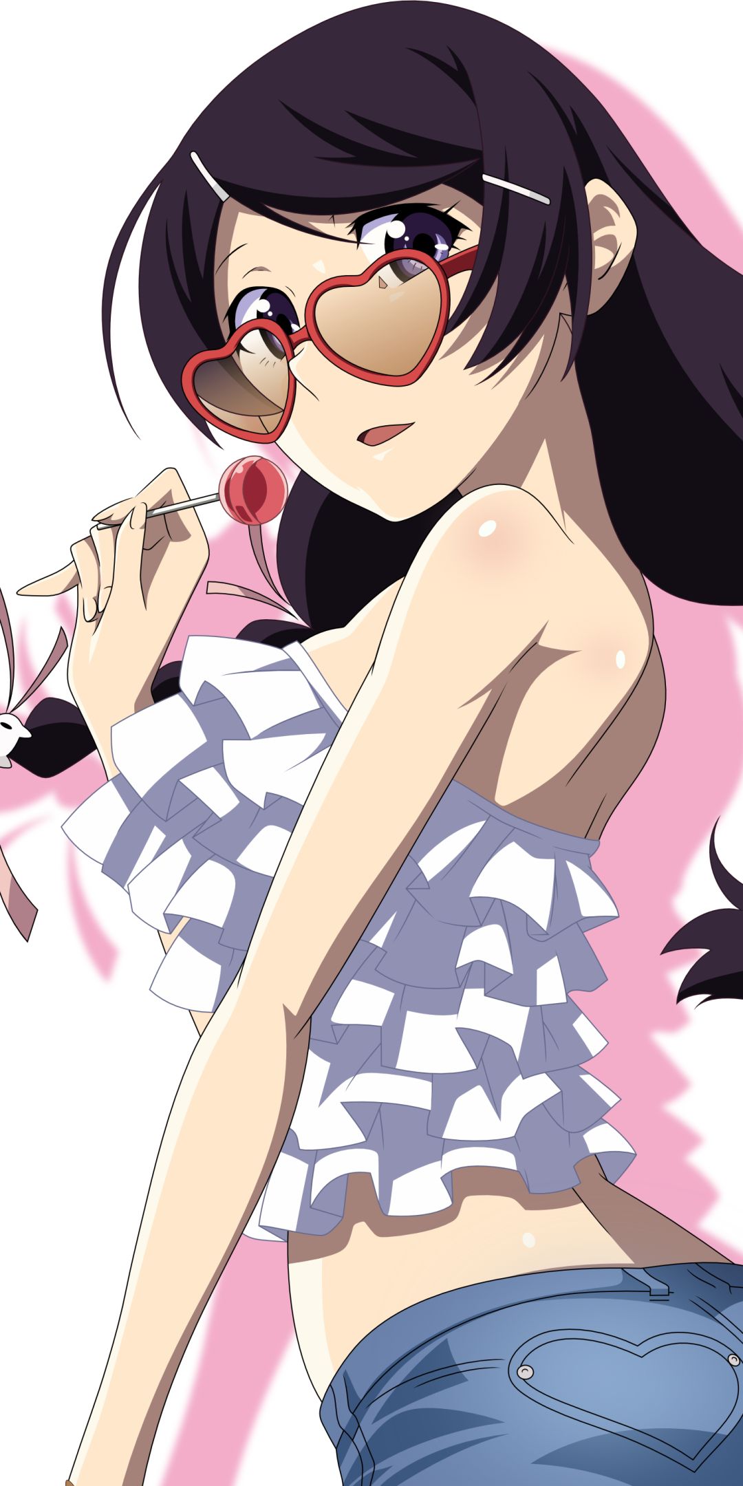 Download mobile wallpaper Anime, Monogatari (Series), Tsubasa Hanekawa for free.