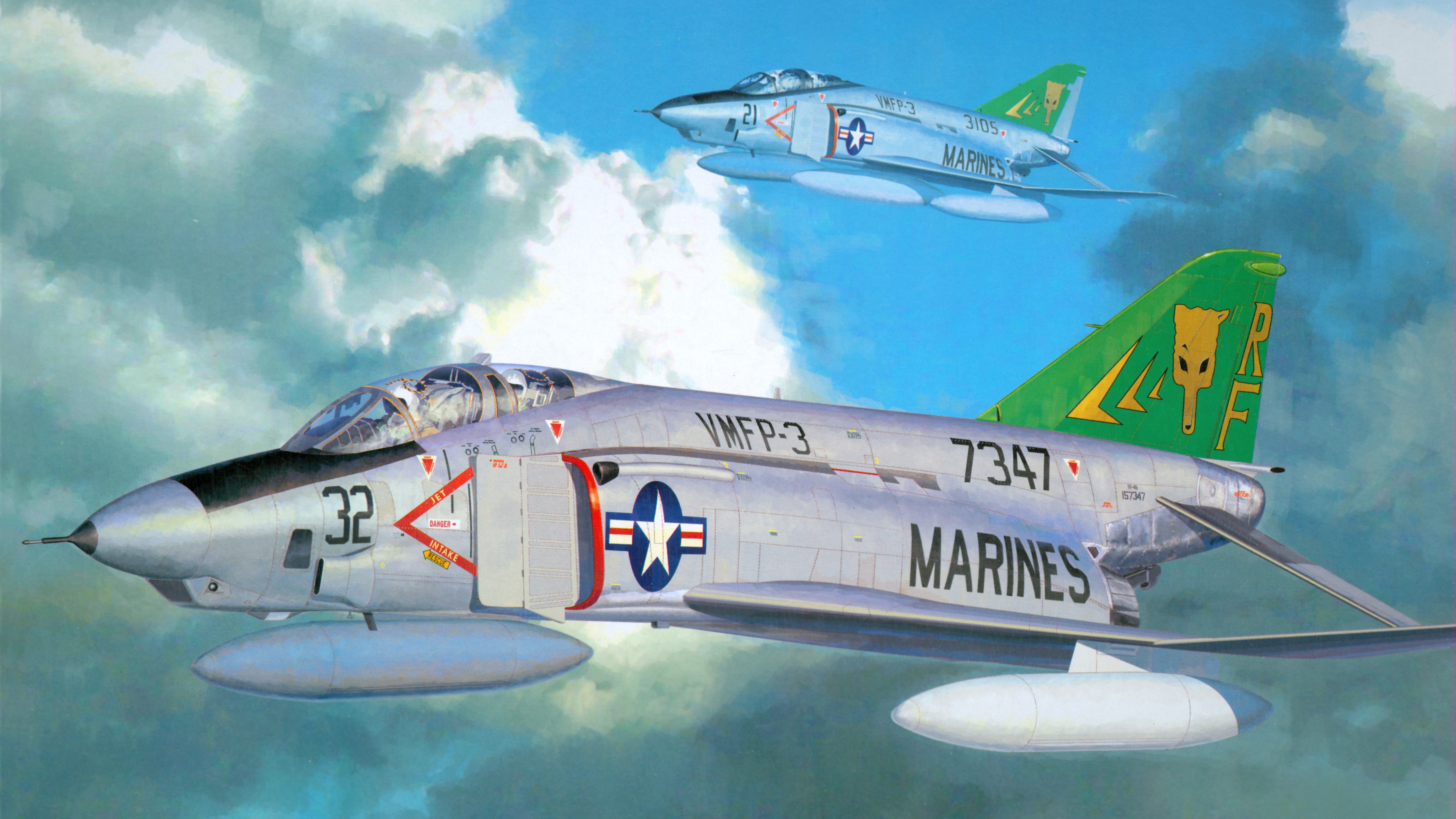 Téléchargez des papiers peints mobile Mcdonnell Douglas F 4 Phantom Ii, Militaire, Chasseurs À Réaction gratuitement.