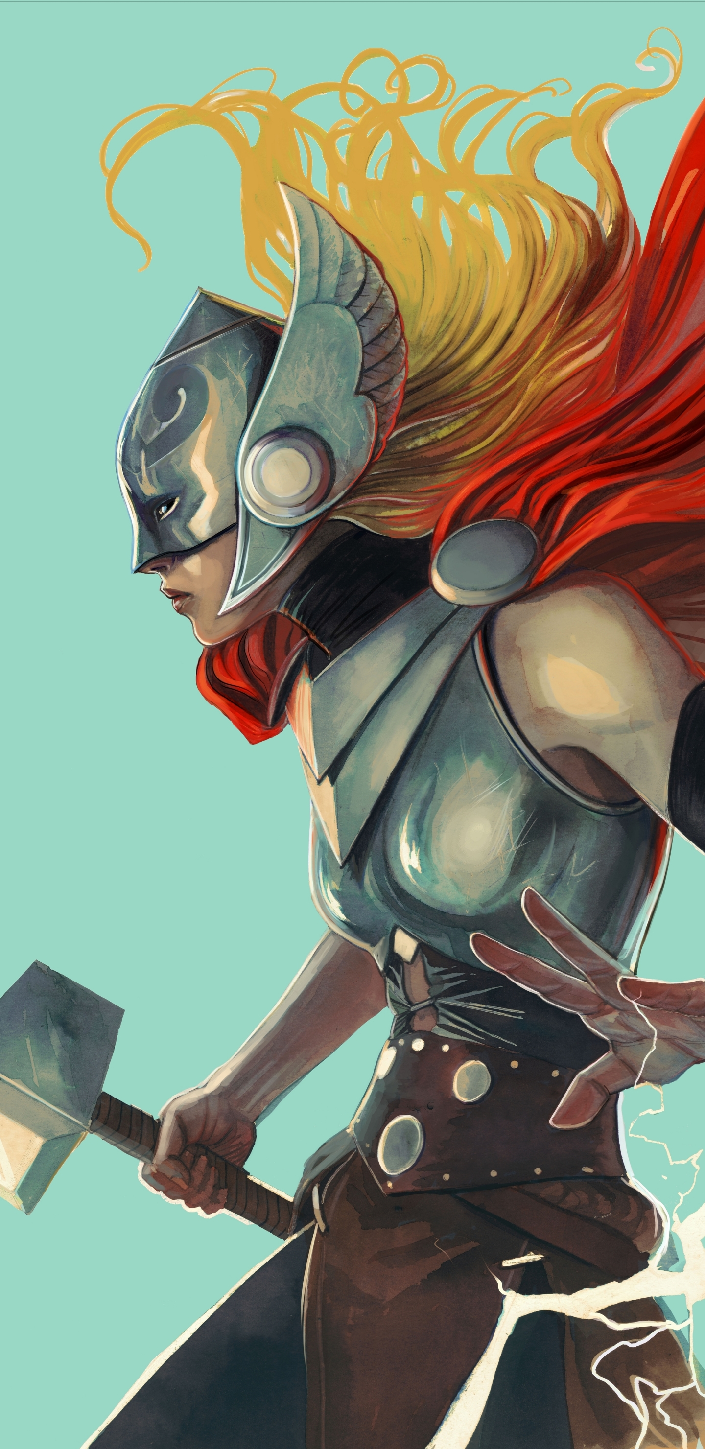 Download mobile wallpaper Comics, Lady Thor for free.