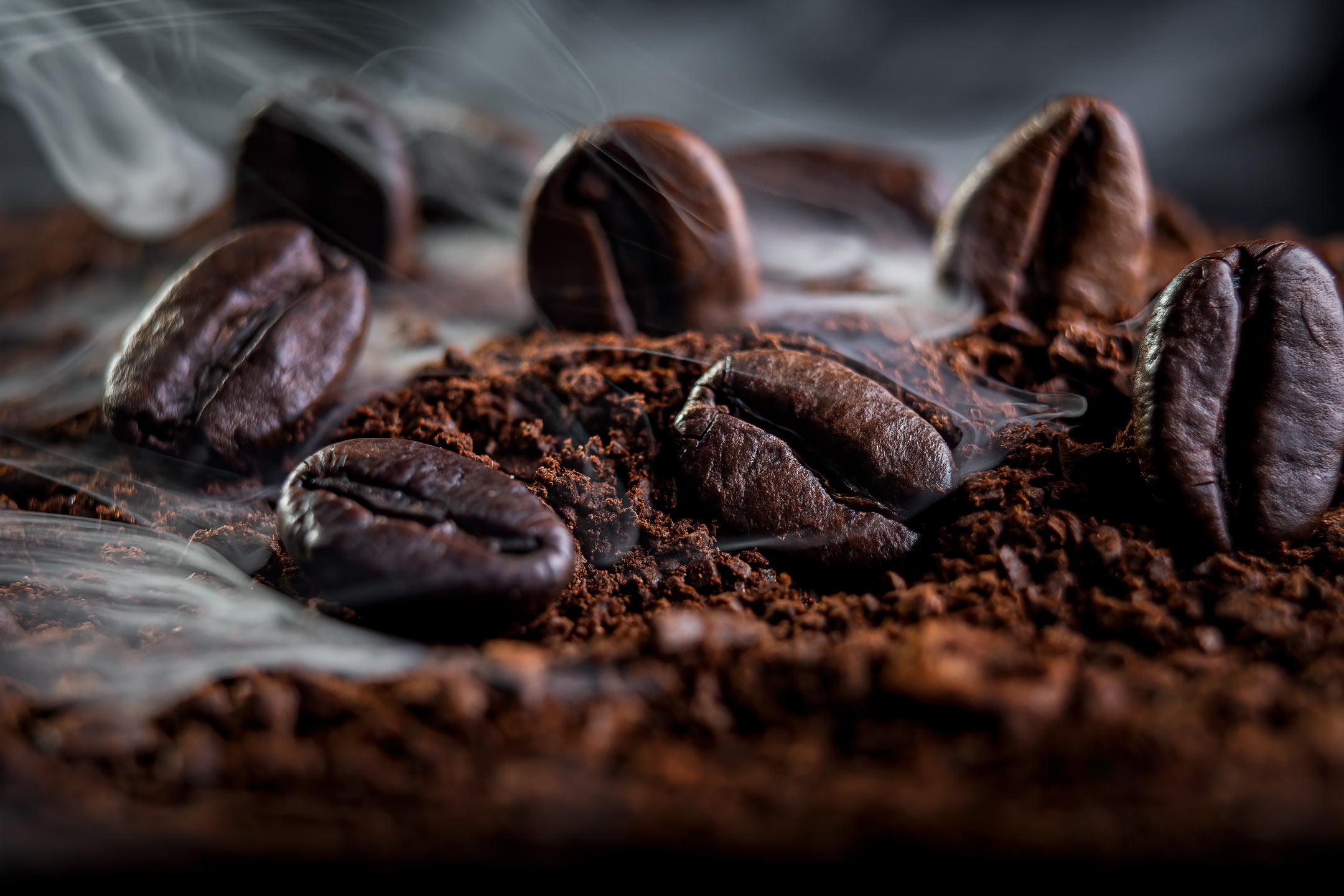 Download mobile wallpaper Food, Coffee, Macro, Coffee Beans for free.