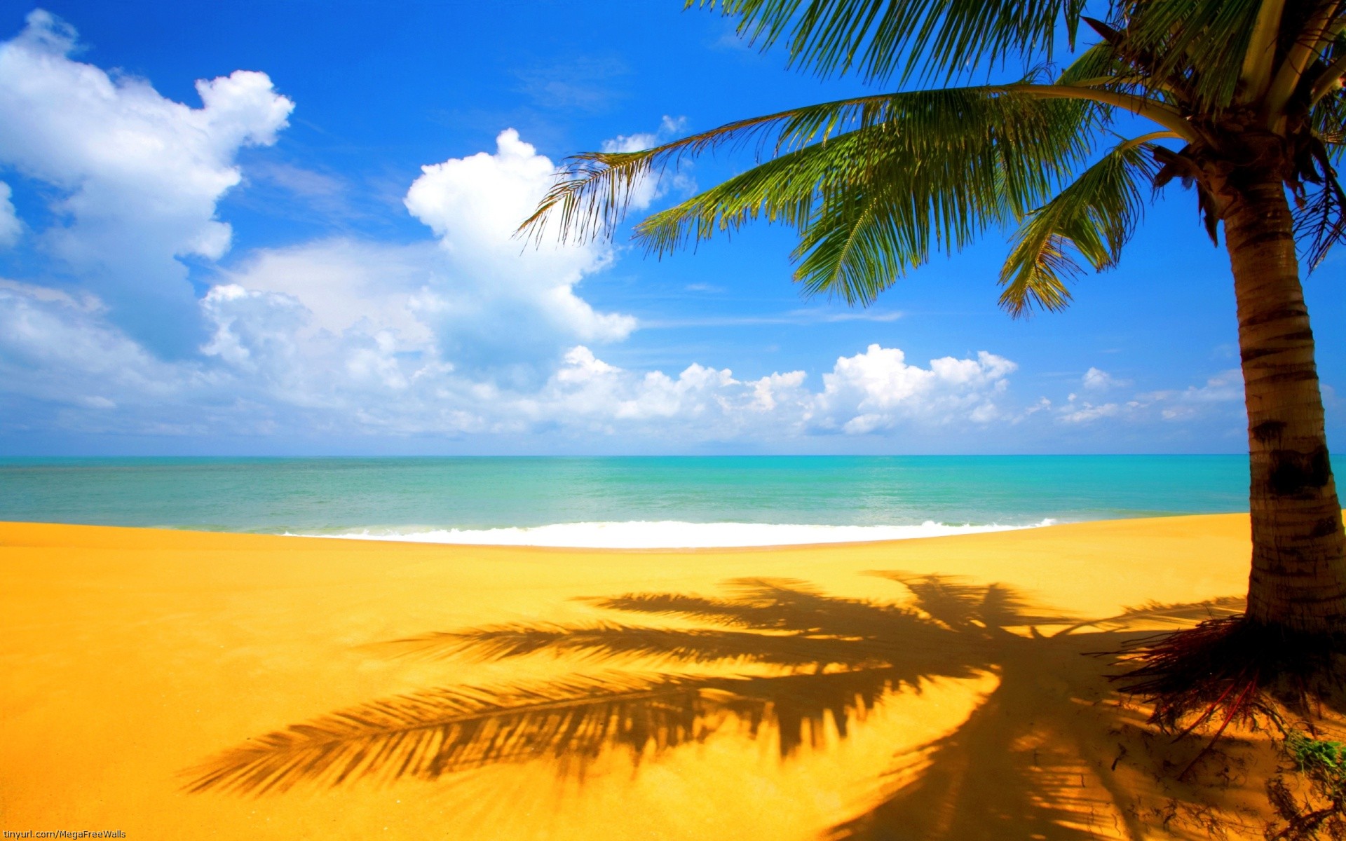 Free download wallpaper Nature, Water, Beach, Sand, Tree, Ocean, Earth, Cloud on your PC desktop