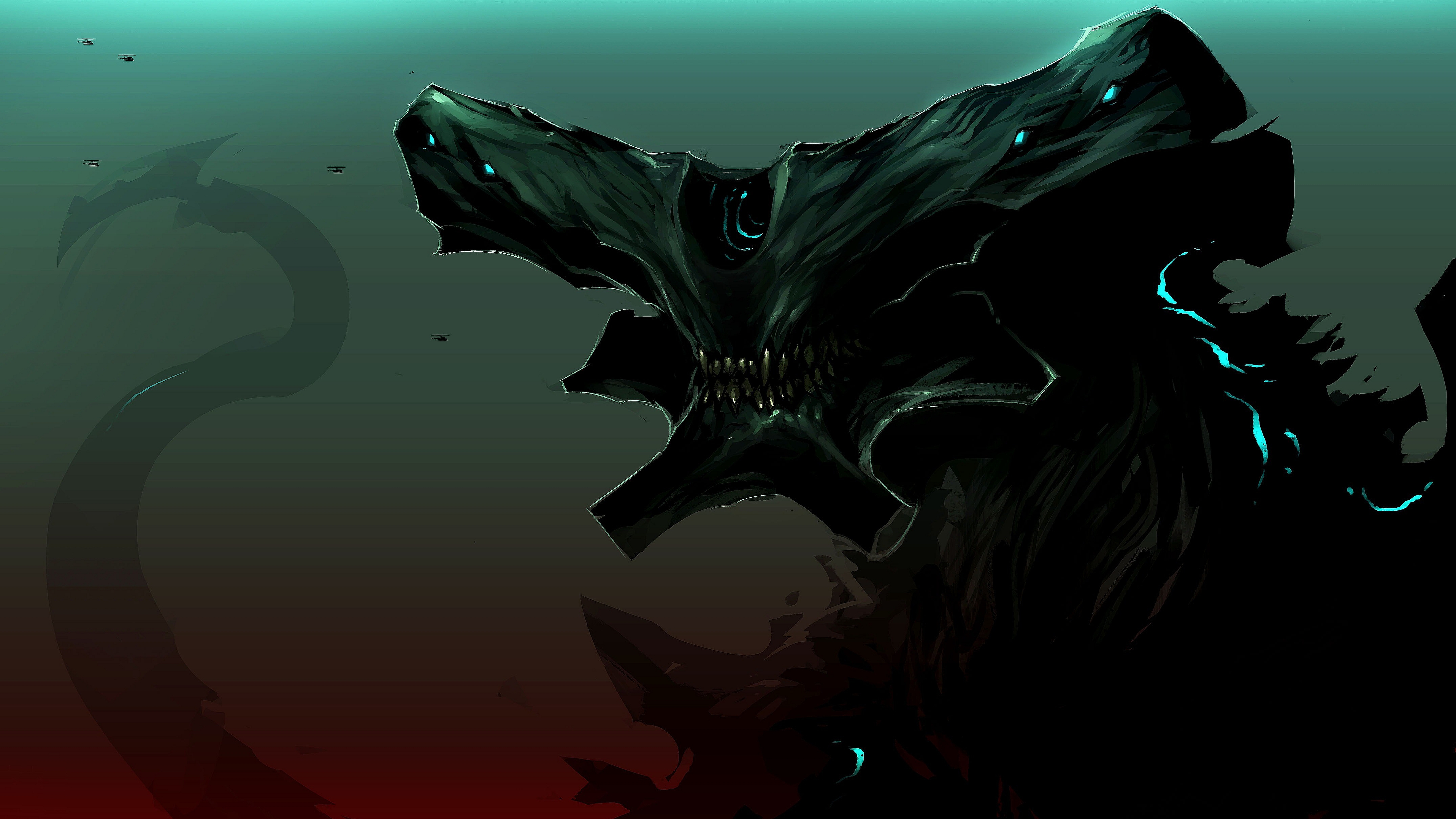 Free download wallpaper Dark, Creature on your PC desktop