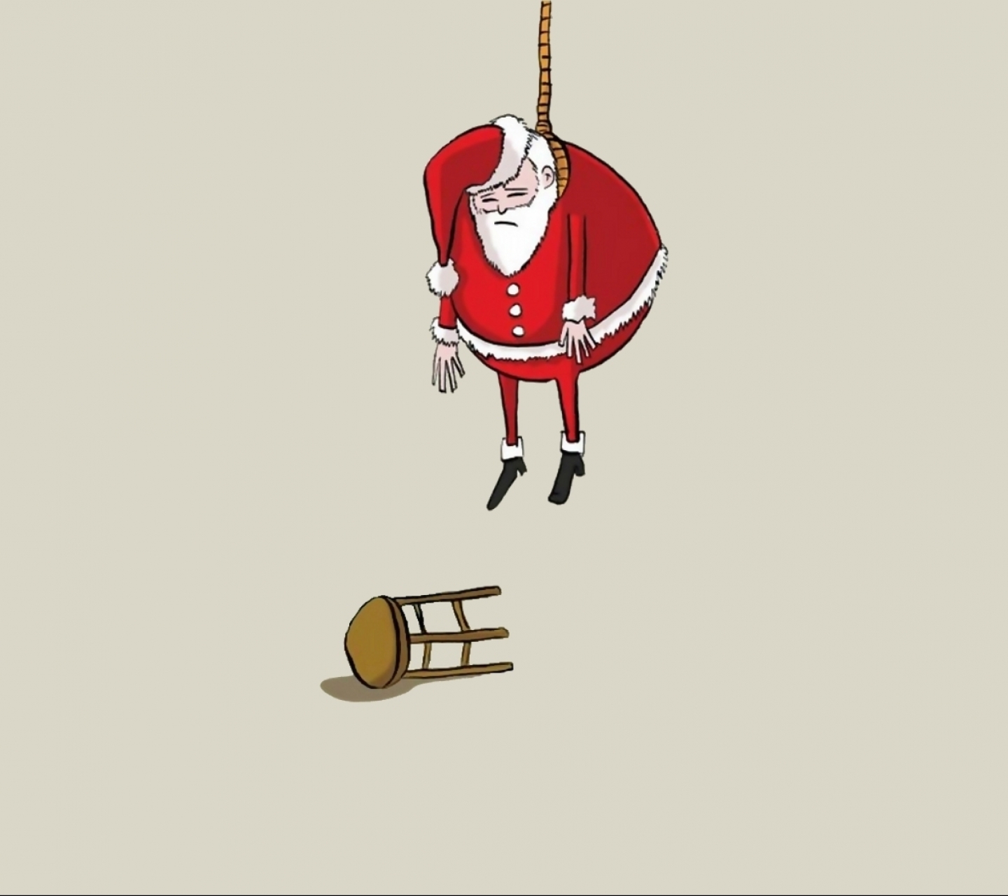 Free download wallpaper Christmas, Humor, Sadic on your PC desktop