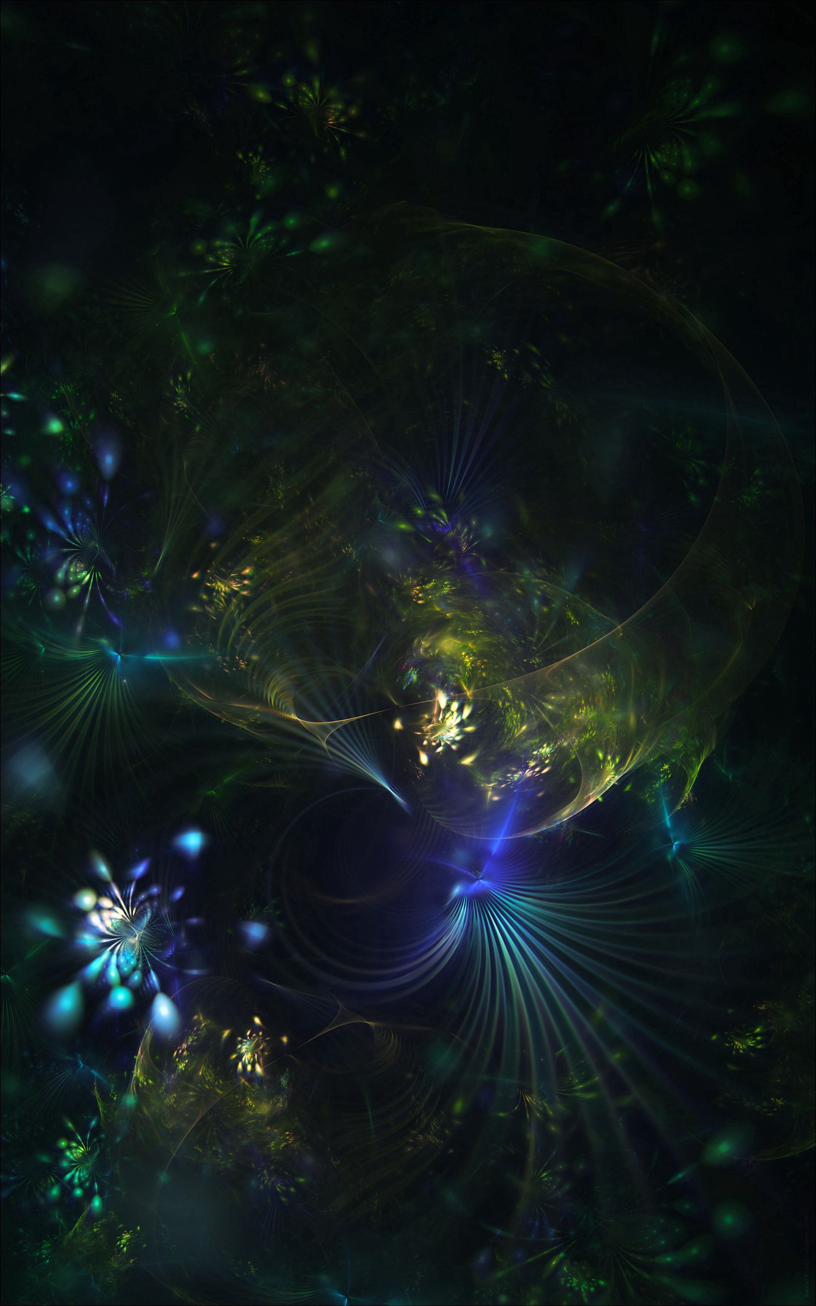 Free download wallpaper Shine, Abstract, Patterns, Lines, Form, Dark, Brilliance, Forms, Fractal on your PC desktop